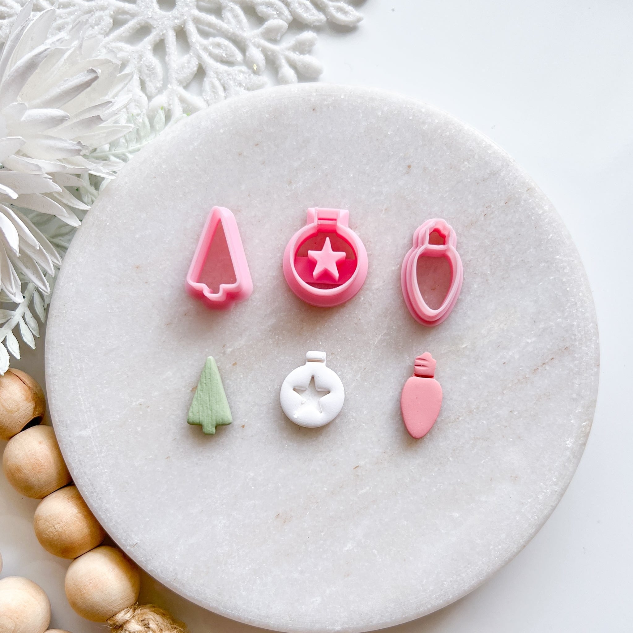 kitandco.com.au Cutter Christmas Stud Set - Skandi Tree