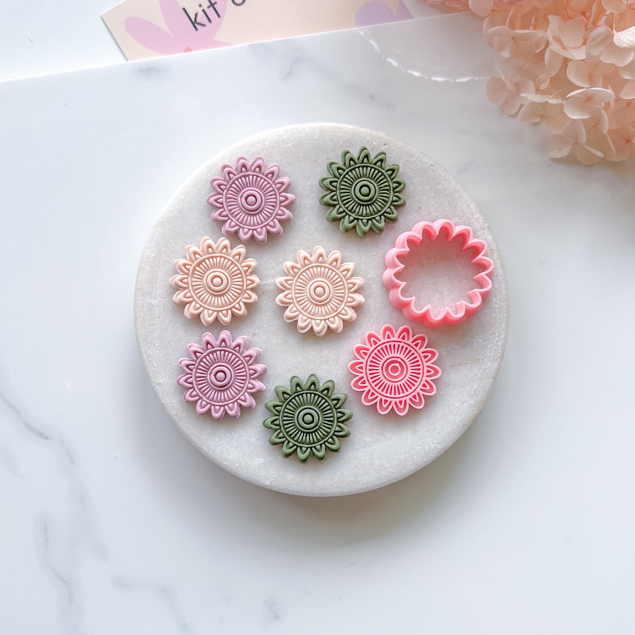 kitandco.com.au Cutter "Mandala Flower" - Clay Cutter