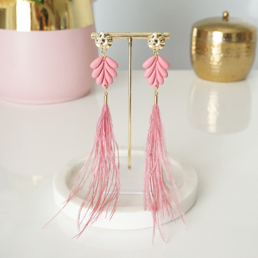 kitandco.com.au Earrings "Carina" - Dusty Pink