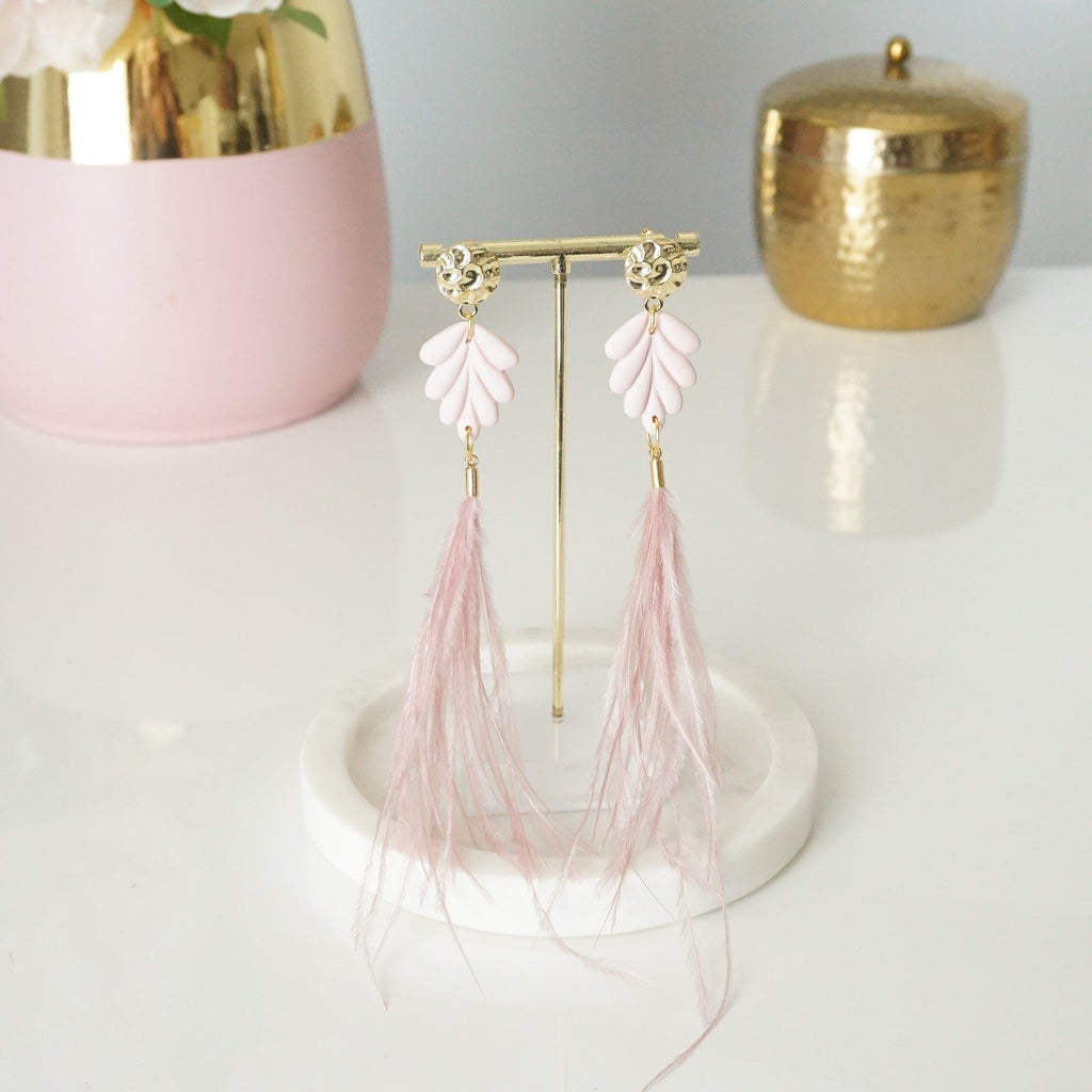 kitandco.com.au Earrings "Carina" - Pastel Pink