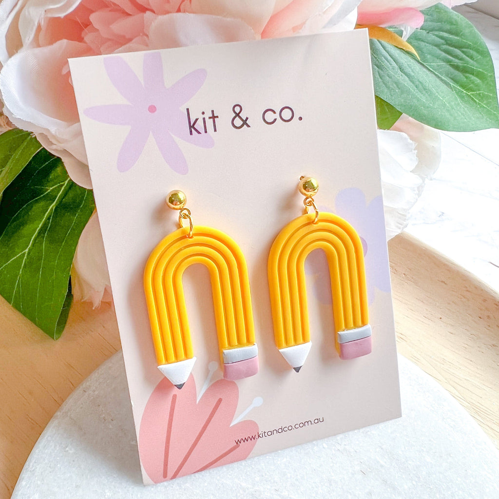 kitandco.com.au Earrings “Pencil Arch” Earrings