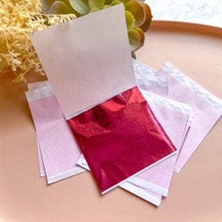 kitandco.com.au Foil Metallic Leaf Foil - Hot Pink (20 pcs)