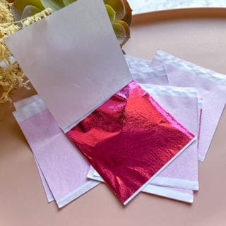 Metallic Leaf Foil - Hot Pink (20 pcs) - Kit & Co.Foil