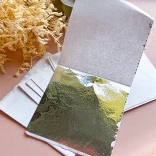 kitandco.com.au Foil Metallic Leaf Foil - Silver (20 pcs)