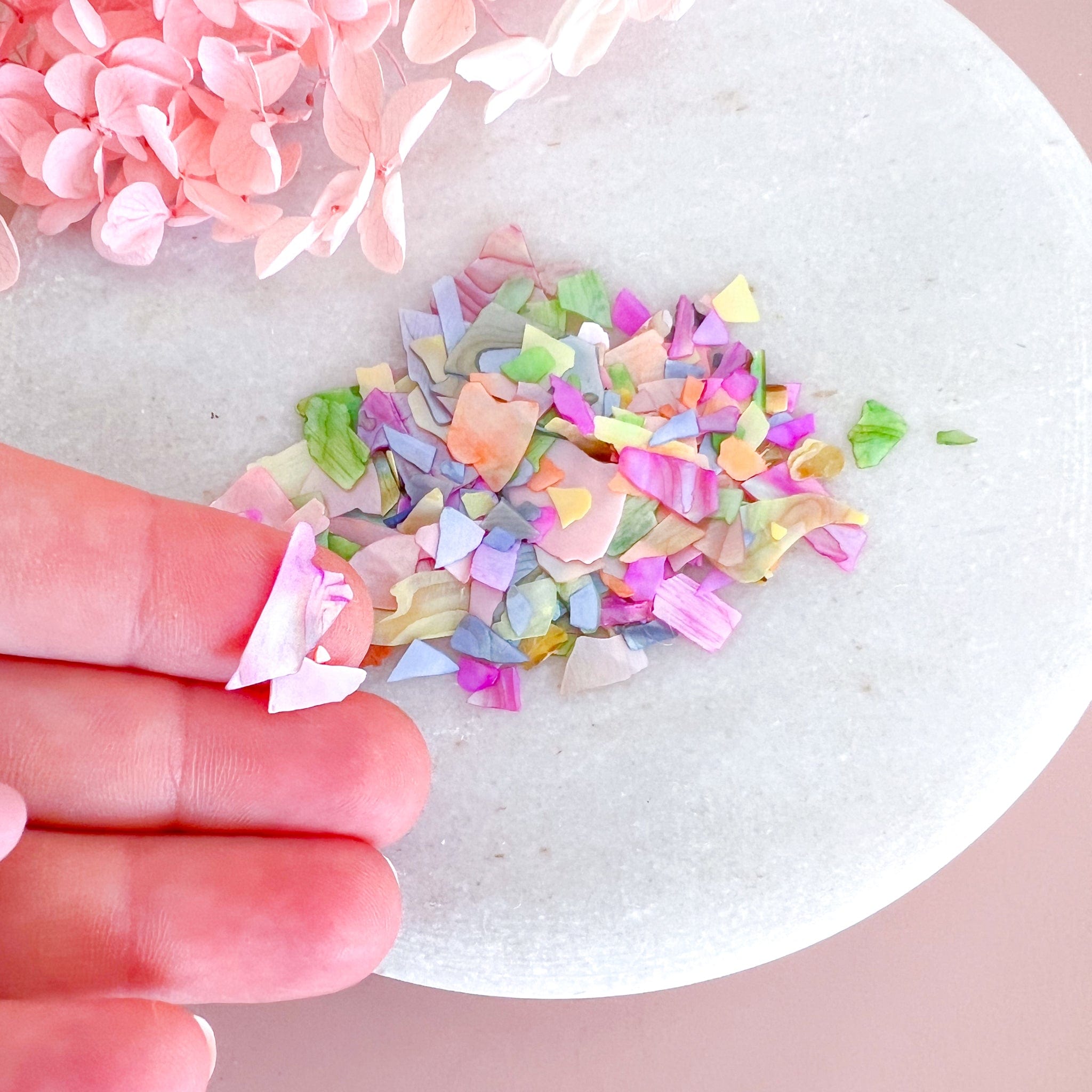 kitandco.com.au Foil Mother of Pearl Chips - Multicolour