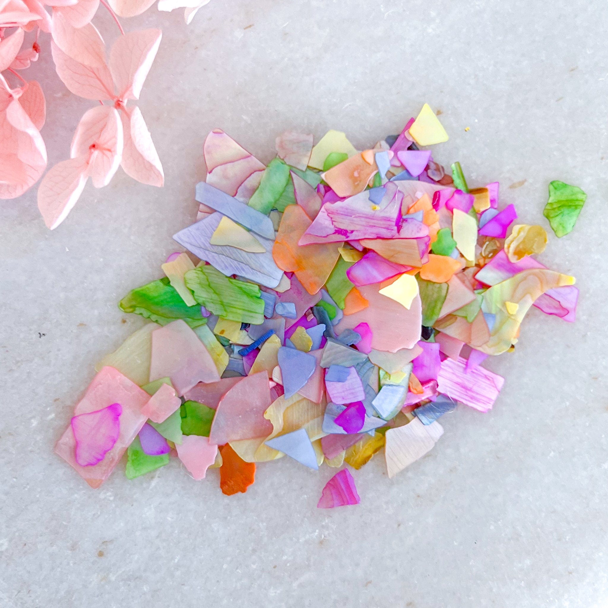 kitandco.com.au Foil Mother of Pearl Chips - Multicolour