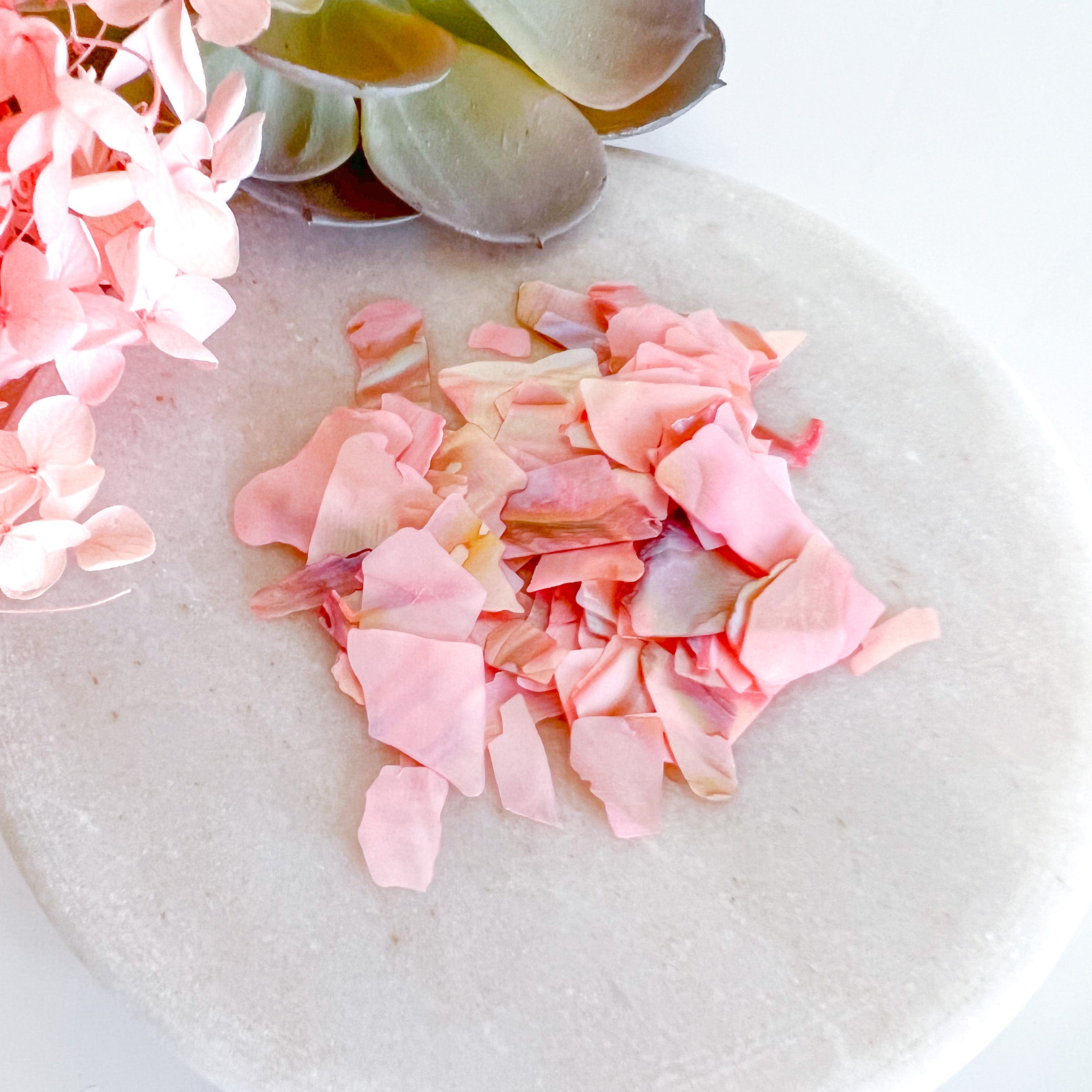 kitandco.com.au Foil Mother of Pearl Chips - Pink