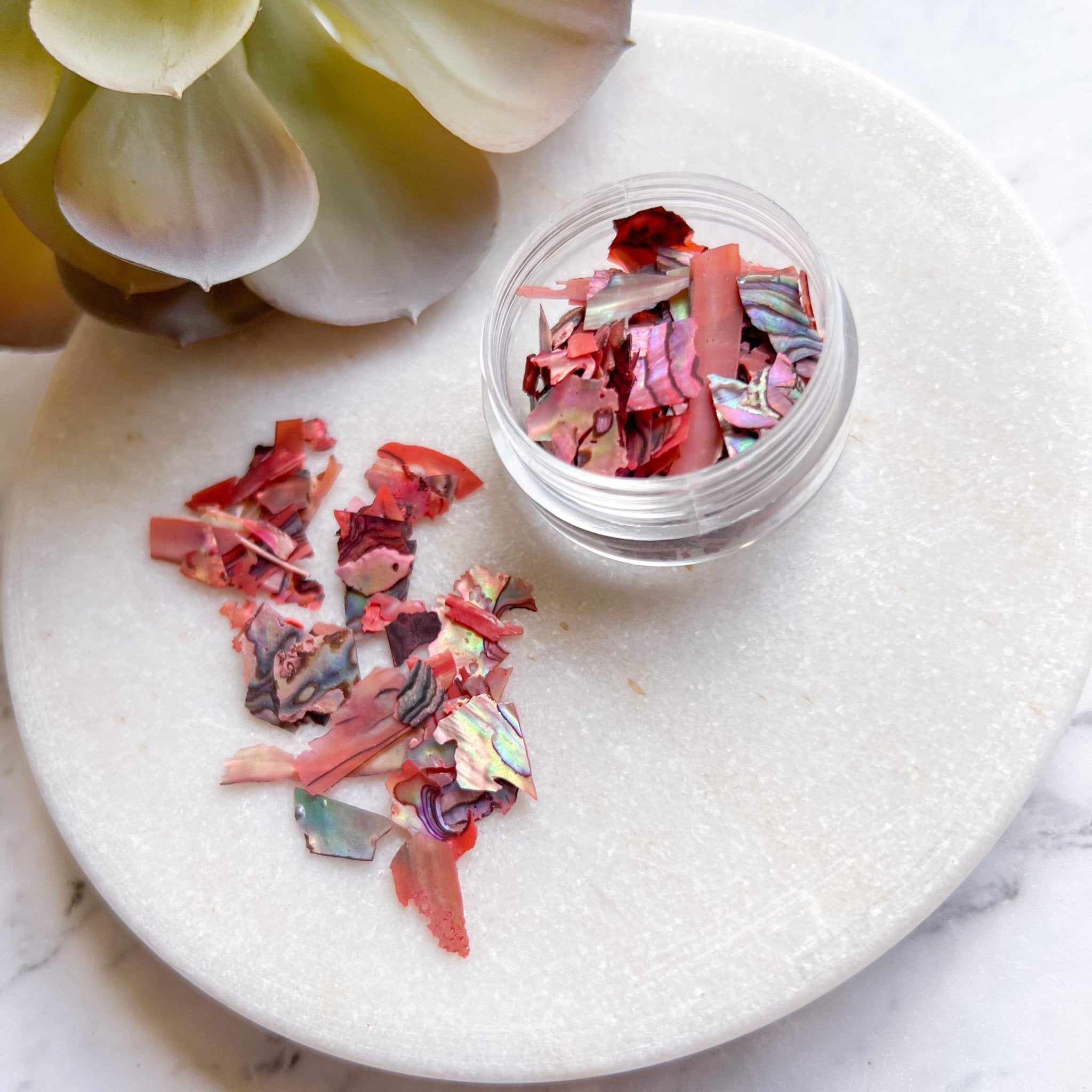 Mother of Pearl Chips - Red DISCONTINUED LAST ONES! - Kit & Co.Foil