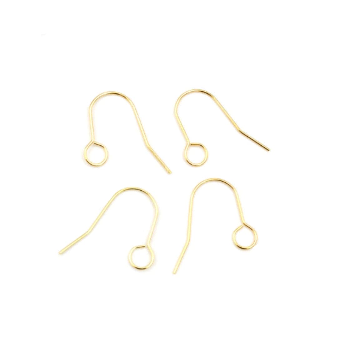 kitandco.com.au Jewelry Findings Simple Hook 6mm - Stainless Steel 316 (100pcs)