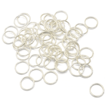 Jump Rings - Silver 200 pcs - Kit & Co.Jewellry Supplies6mm