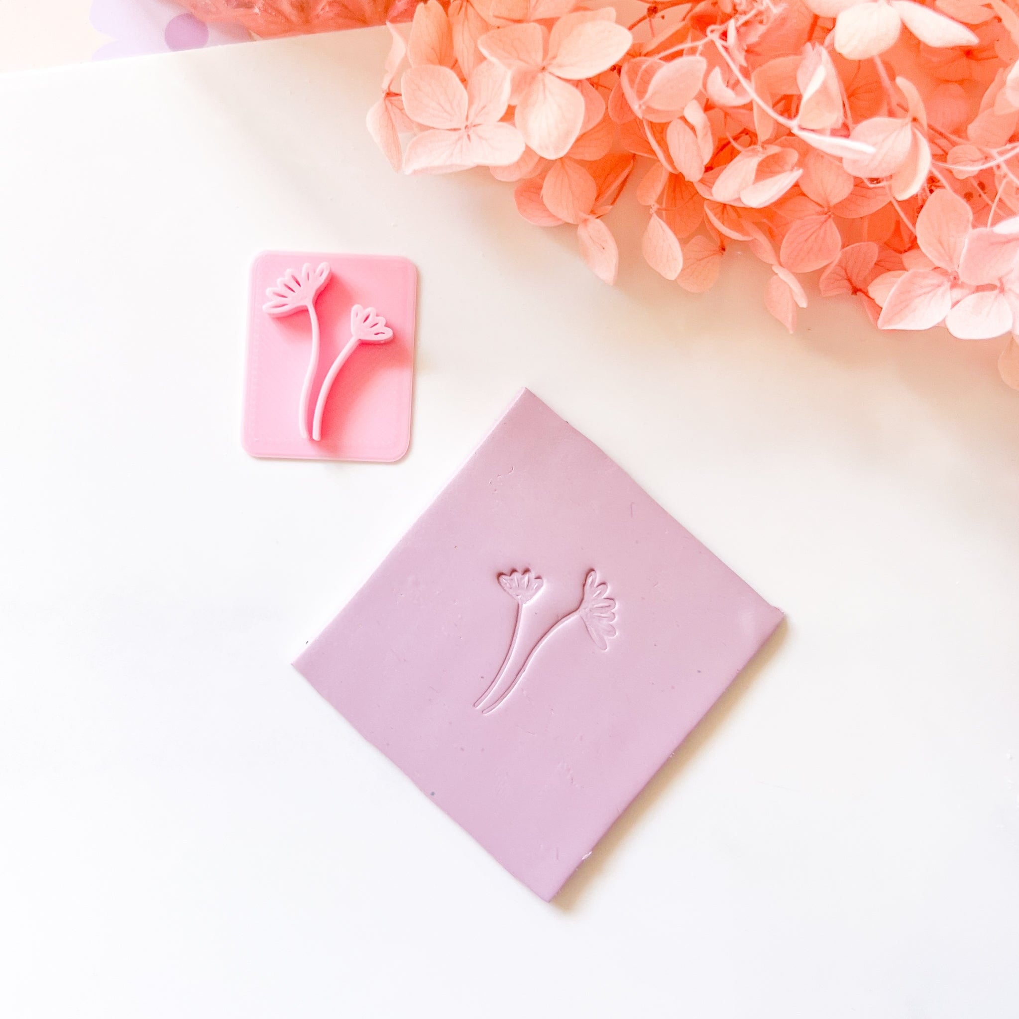 kitandco.com.au Stamp Daisy Stem - Texture Stamp