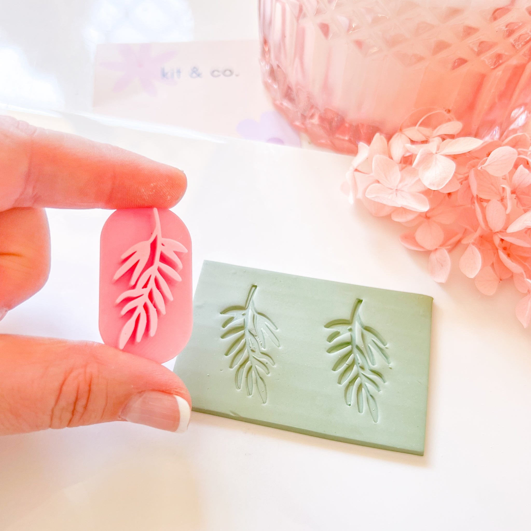 kitandco.com.au Stamp Eucalyptus - Texture Stamp