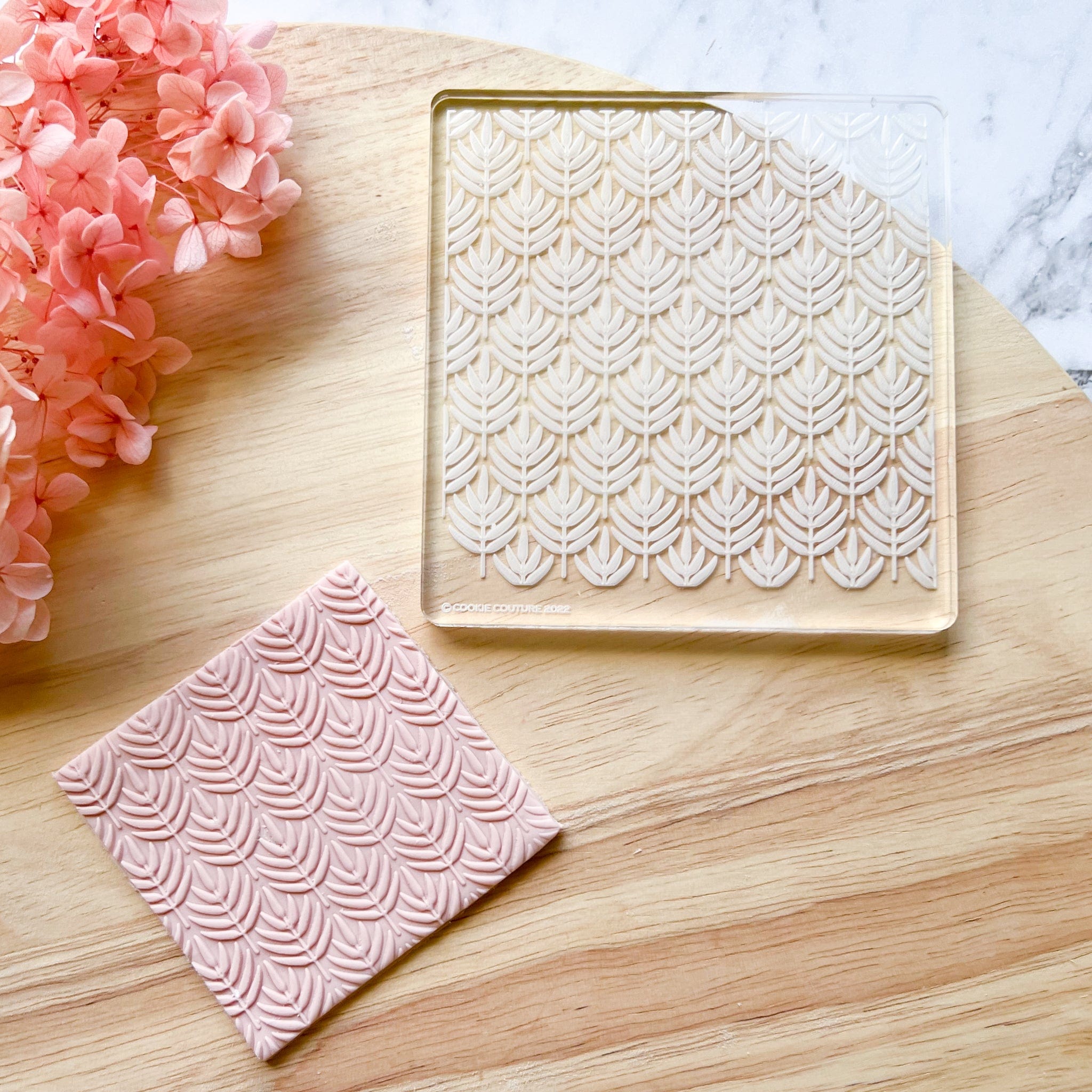 kitandco.com.au Stamp "Leaf" - Large Texture Plate