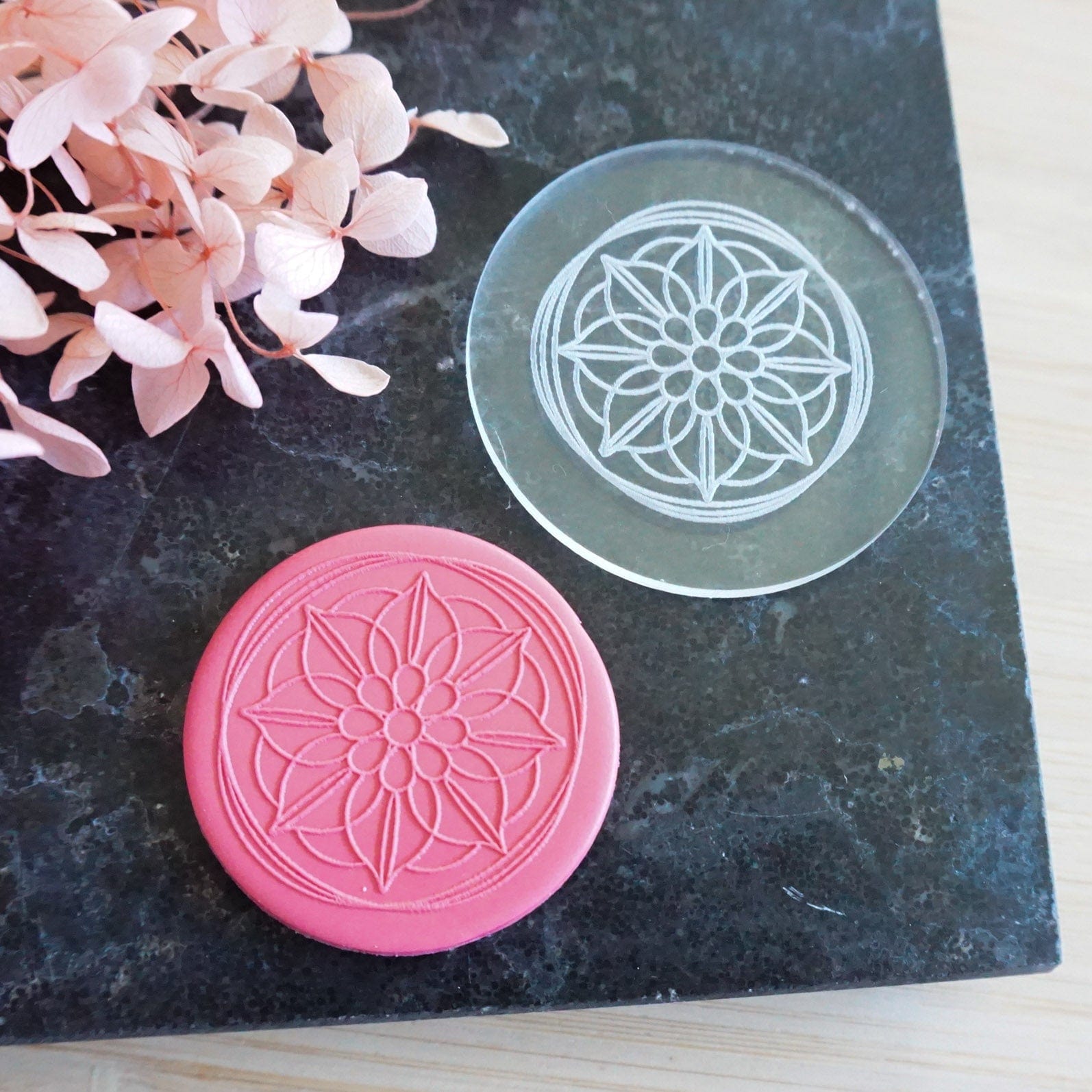 kitandco.com.au Stamp Mandala #2 - Texture Plate