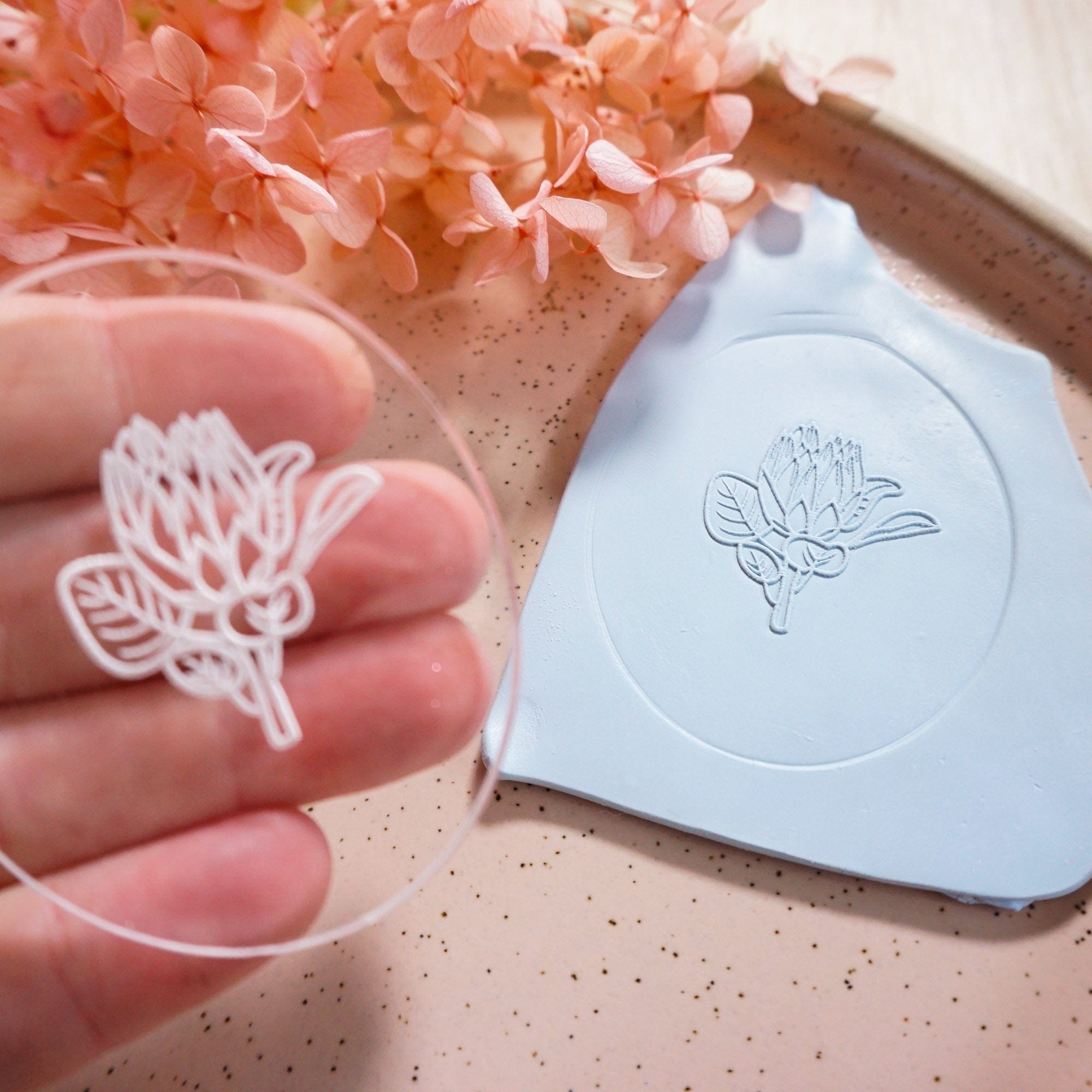 kitandco.com.au Stamp Protea - Texture Plate