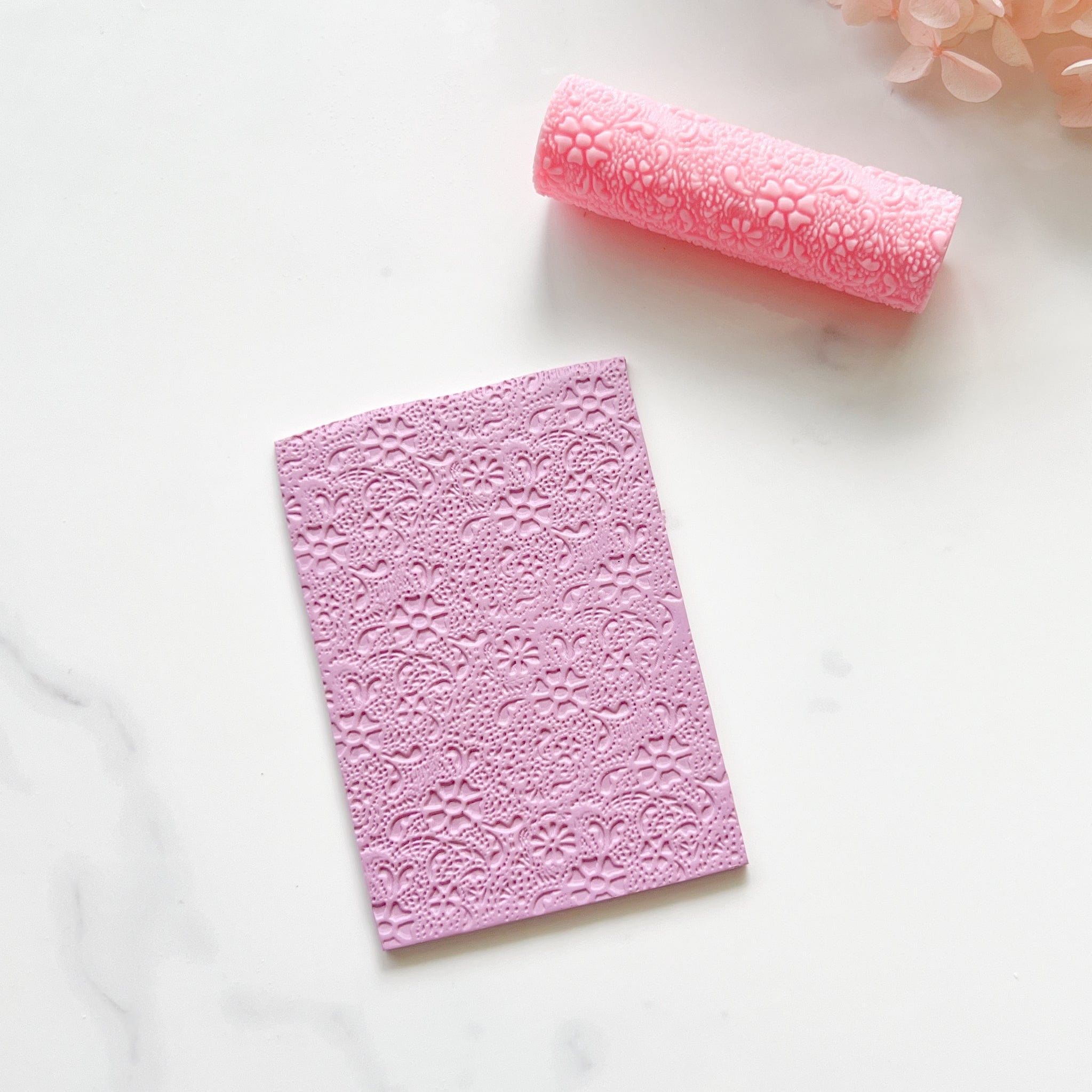 "Lace" PLA Texture Roller - Kit & Co.Texture Roller Resin