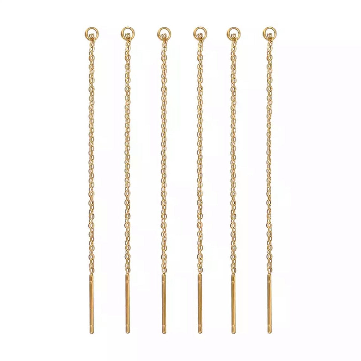 kitandco.com.au Gold Threader Chain - 10 pcs (Choose colour)