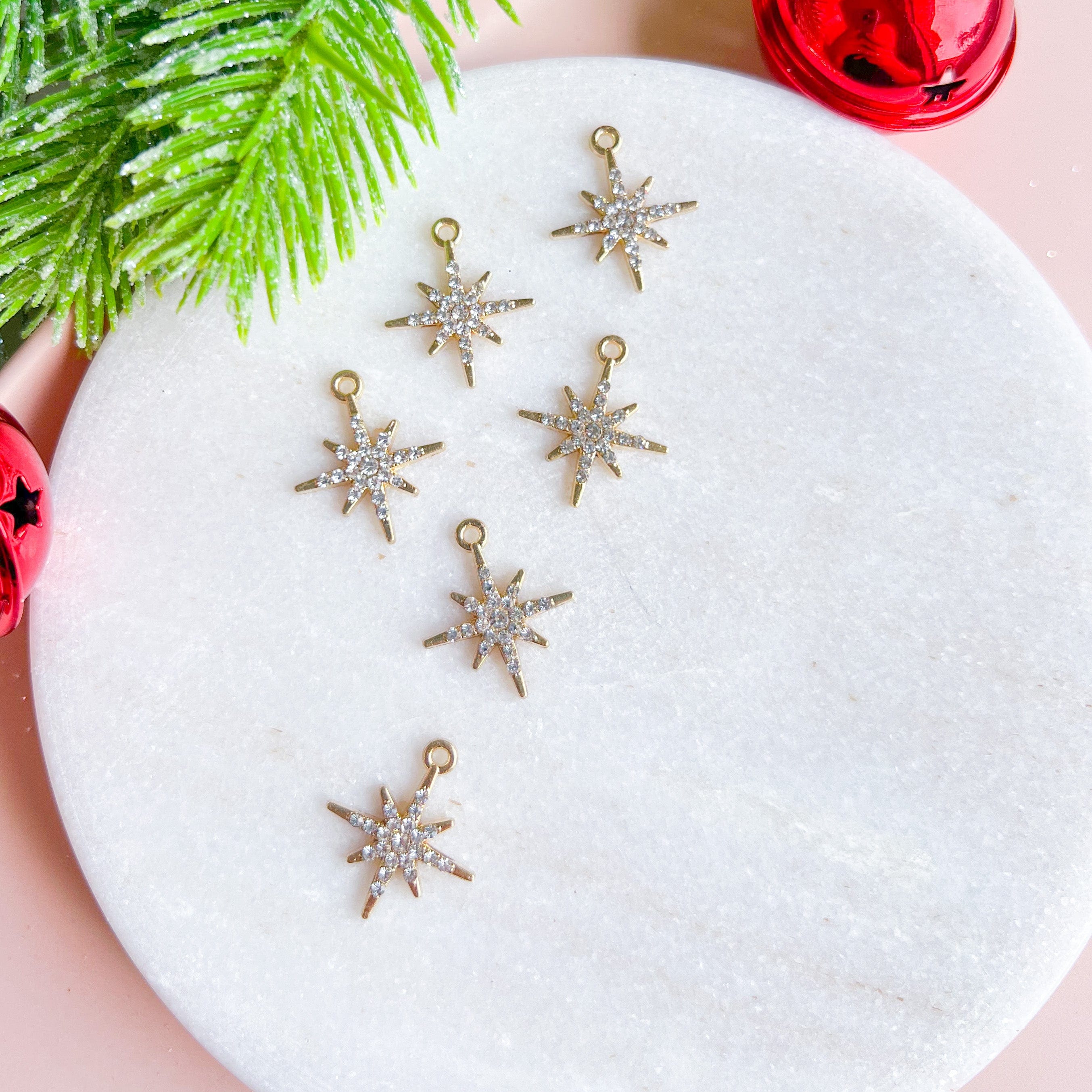 kitandco.com.au Tools CZ Star Charm (6pcs)
