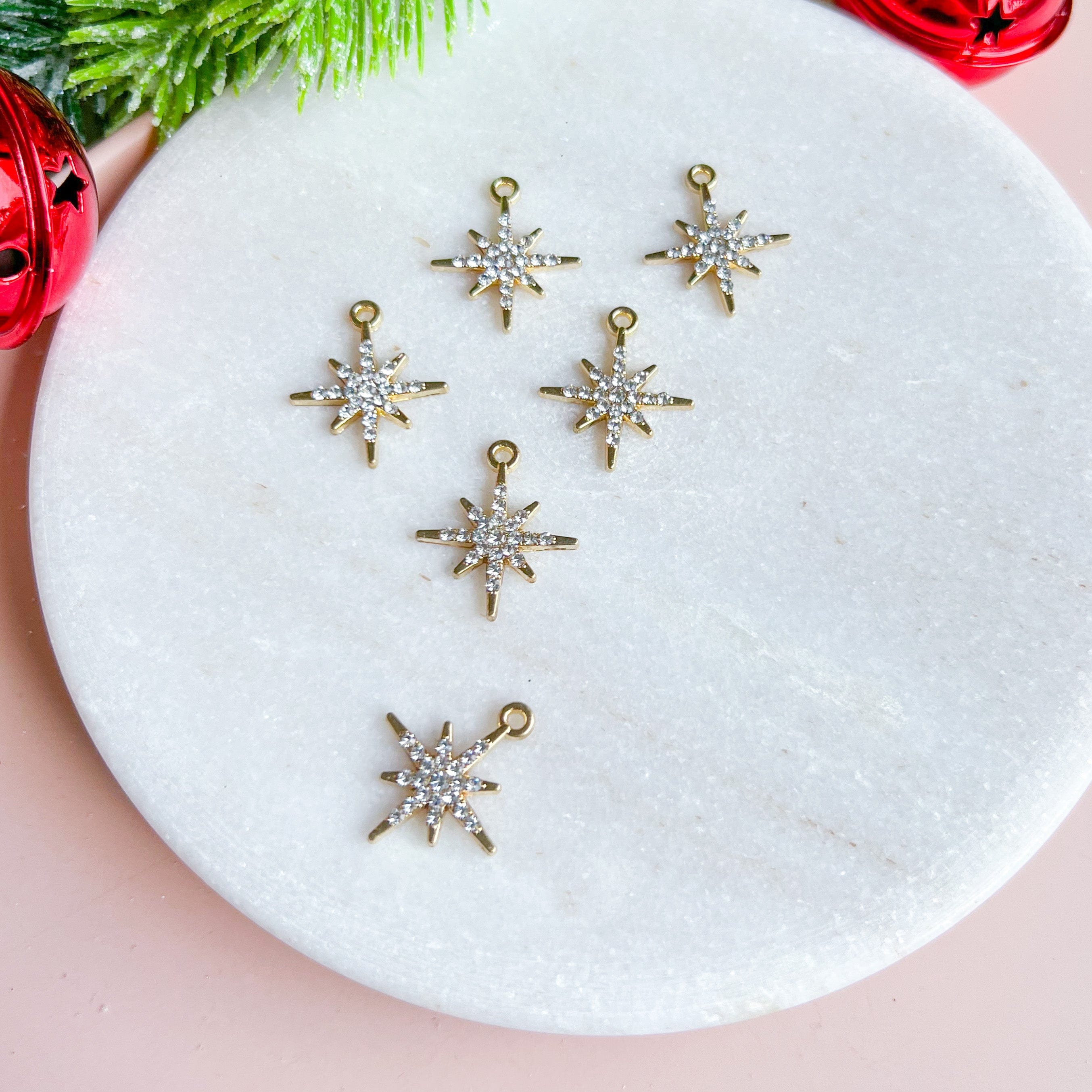 kitandco.com.au Tools CZ Star Charm (6pcs)