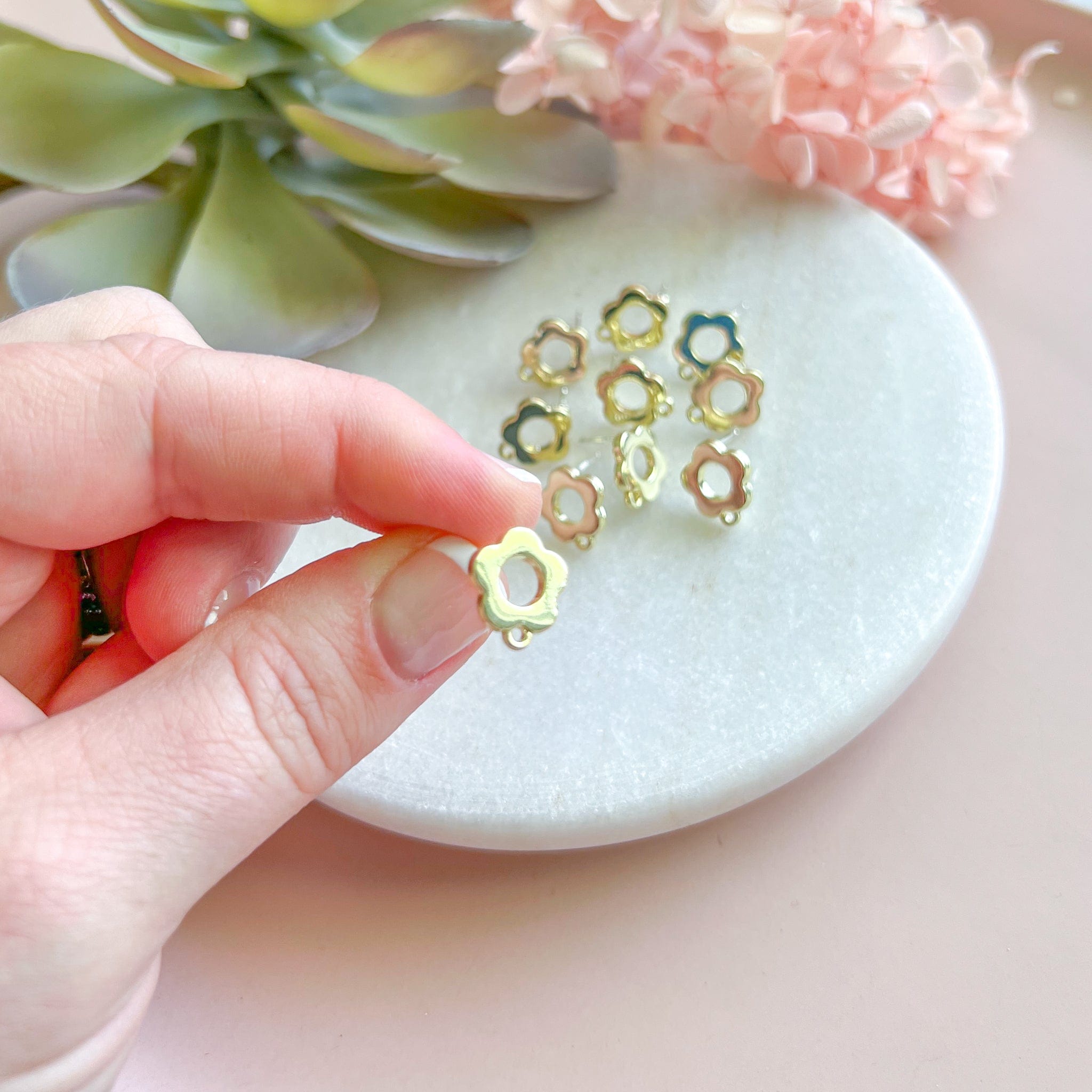 kitandco.com.au Tools "Little Daisy" - Earring Post (10 pcs) (Choose Colour)