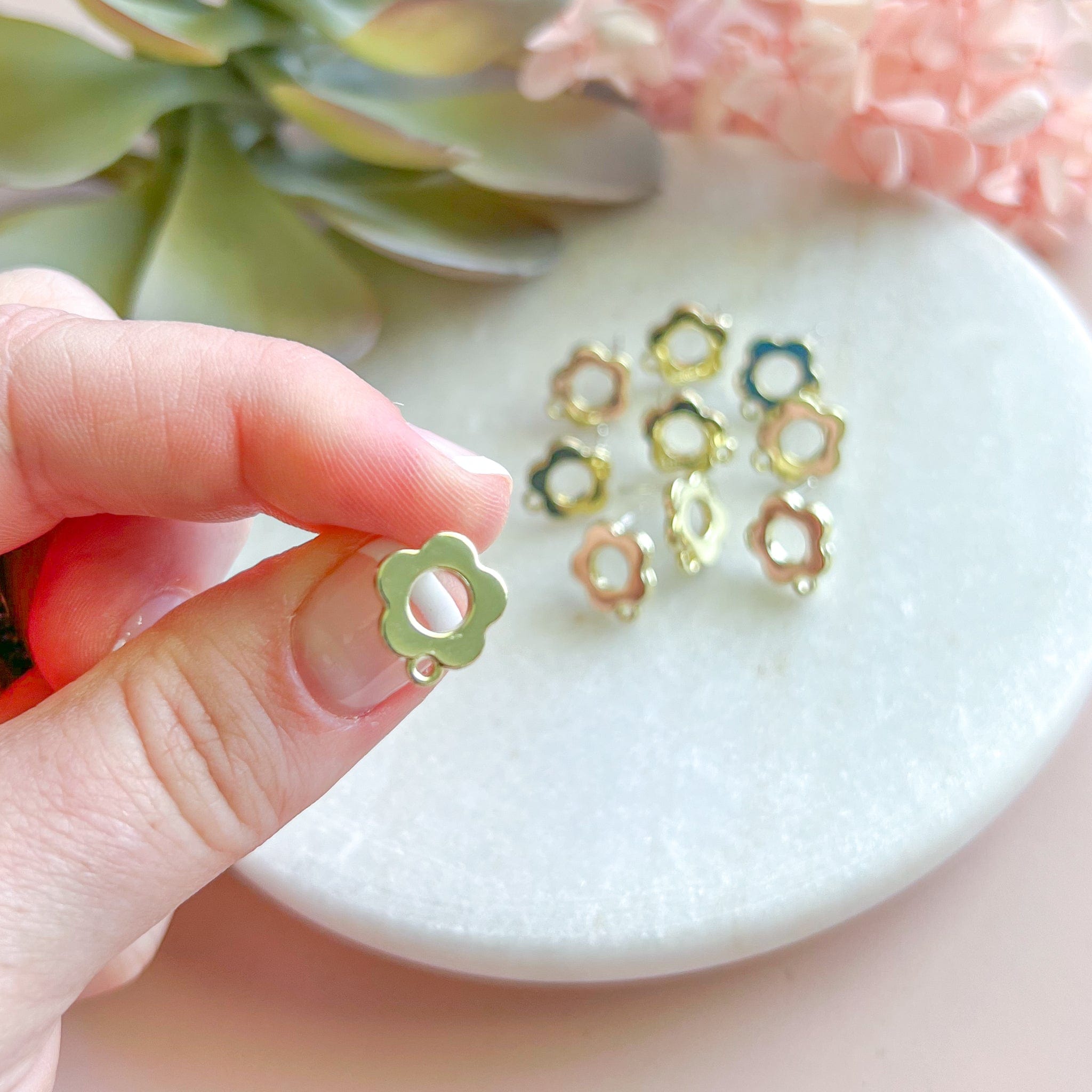 kitandco.com.au Tools "Little Daisy" - Earring Post (10 pcs) (Choose Colour)