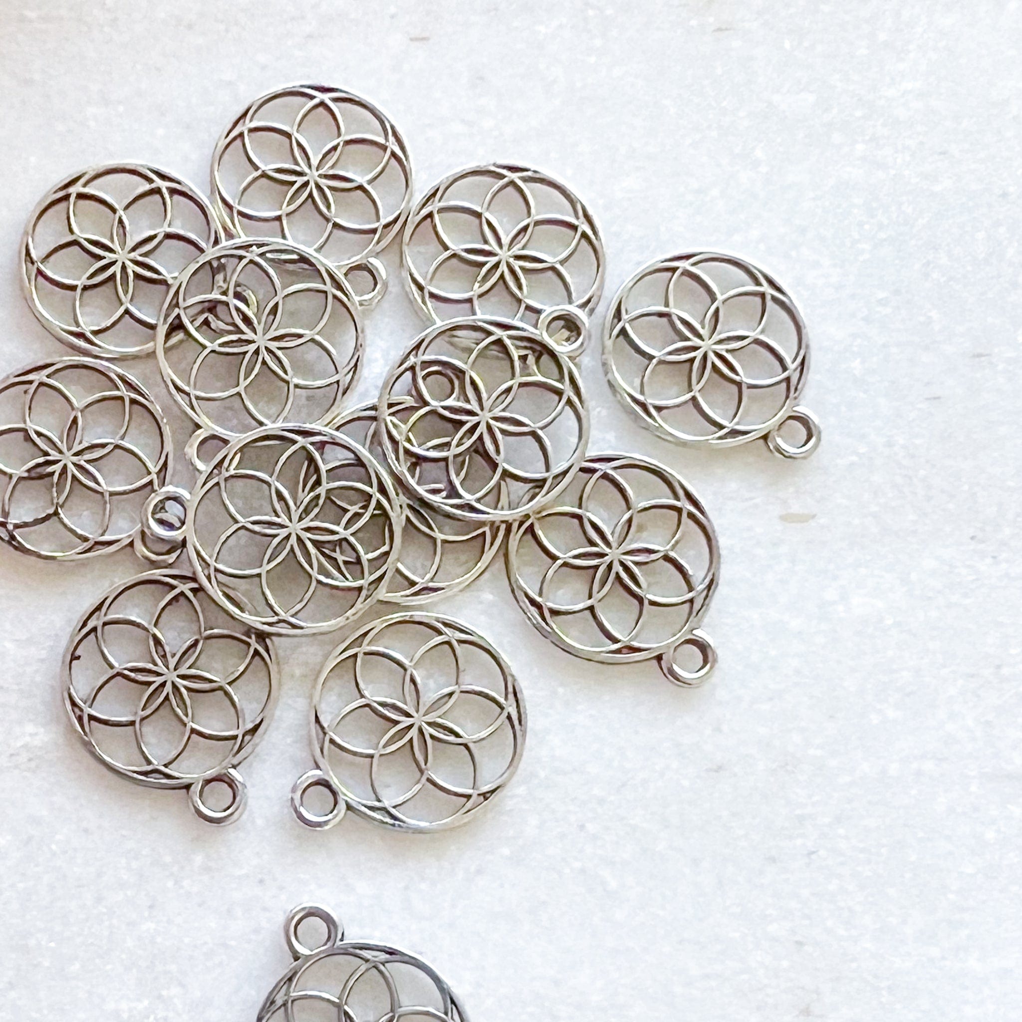 kitandco.com.au Tools Mandala Charm (20pcs) Silver