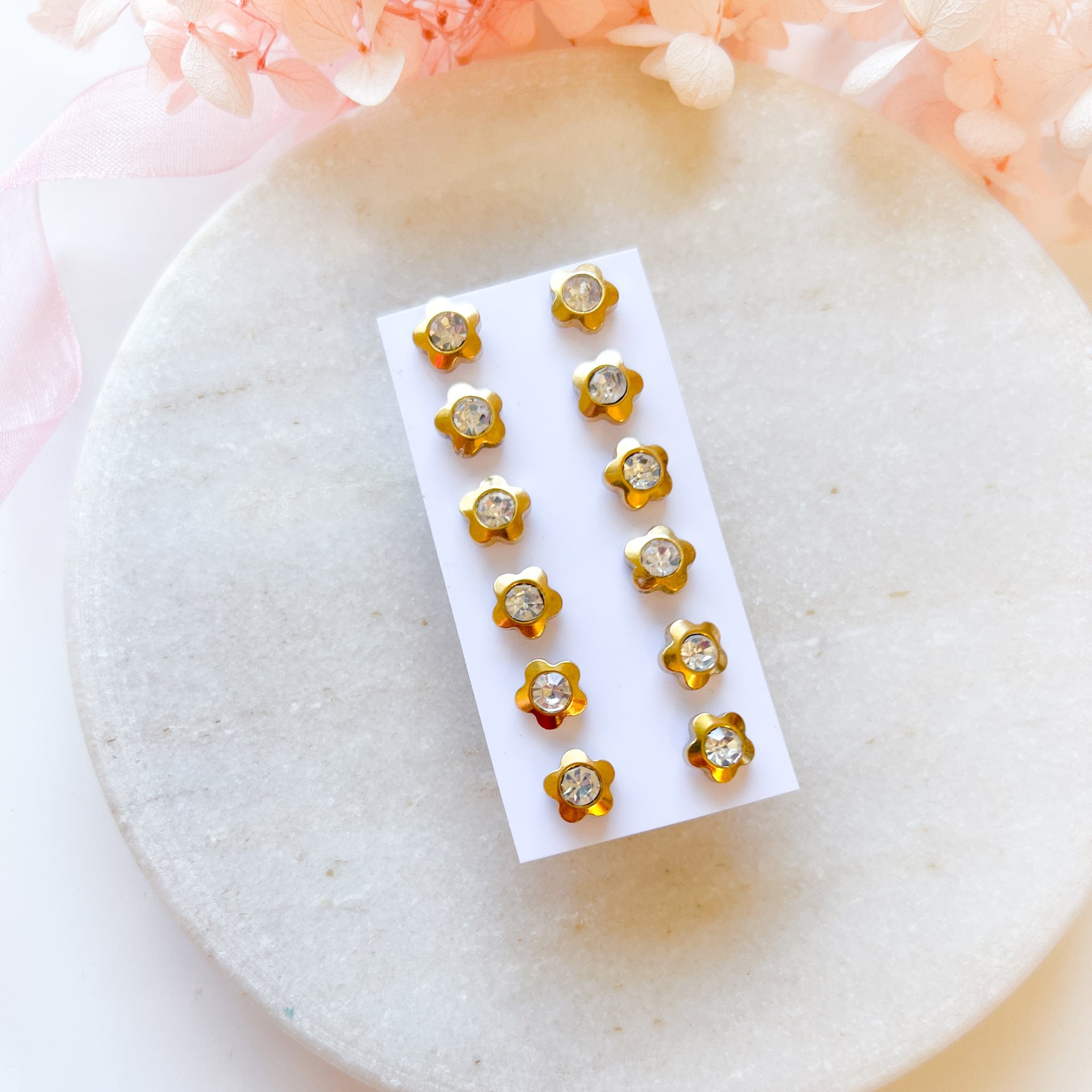 kitandco.com.au Tools Stud Pack Add Ons - Diamante Flower