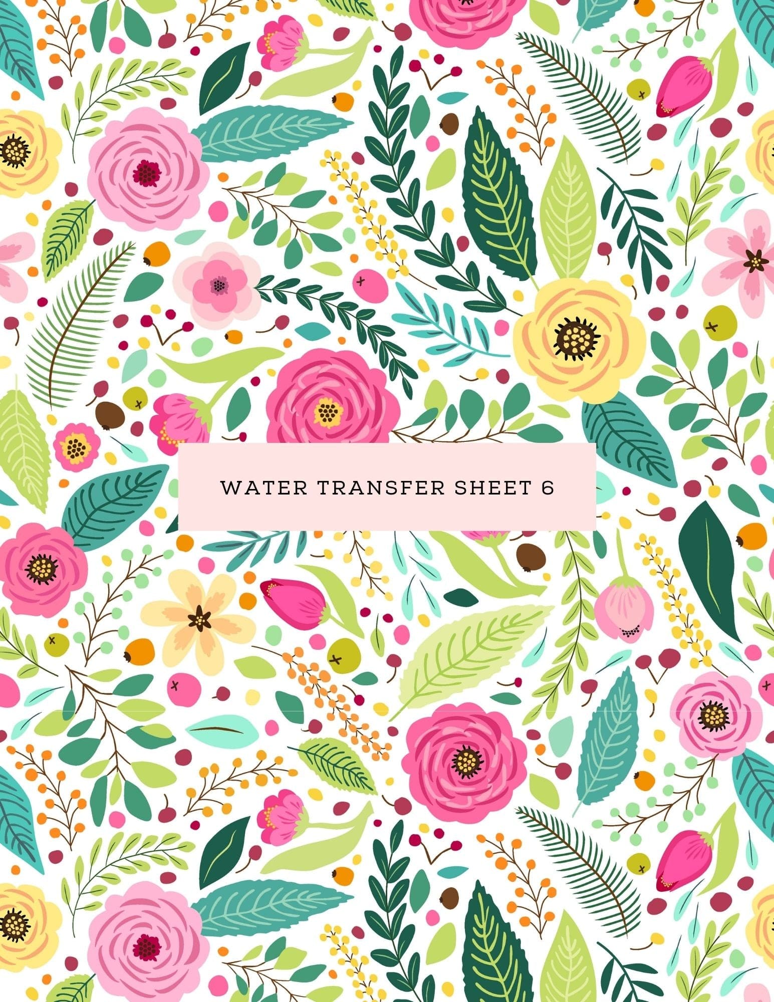 kitandco.com.au Water Transfer Water Transfer Sheet 06