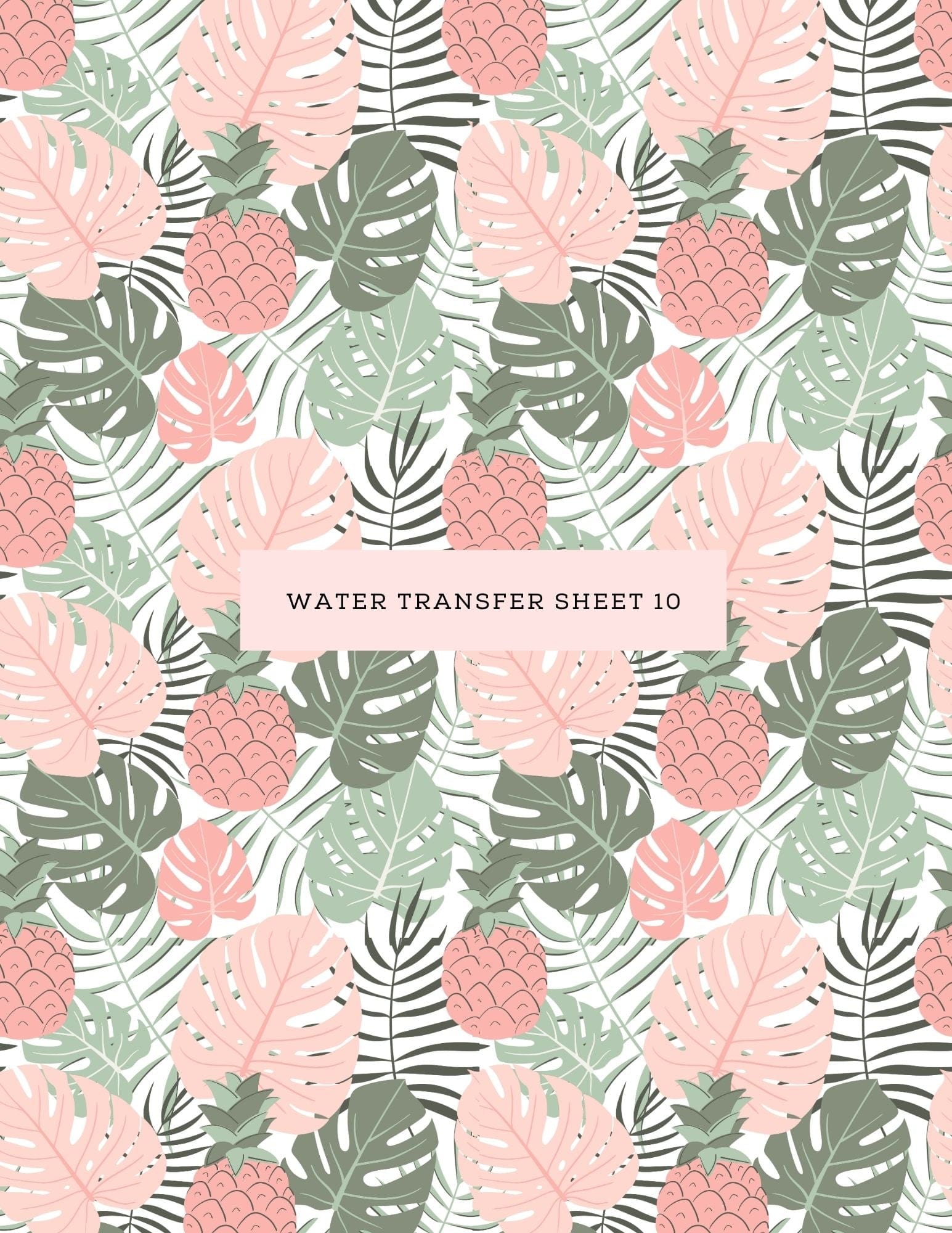 kitandco.com.au Water Transfer Water Transfer Sheet 10