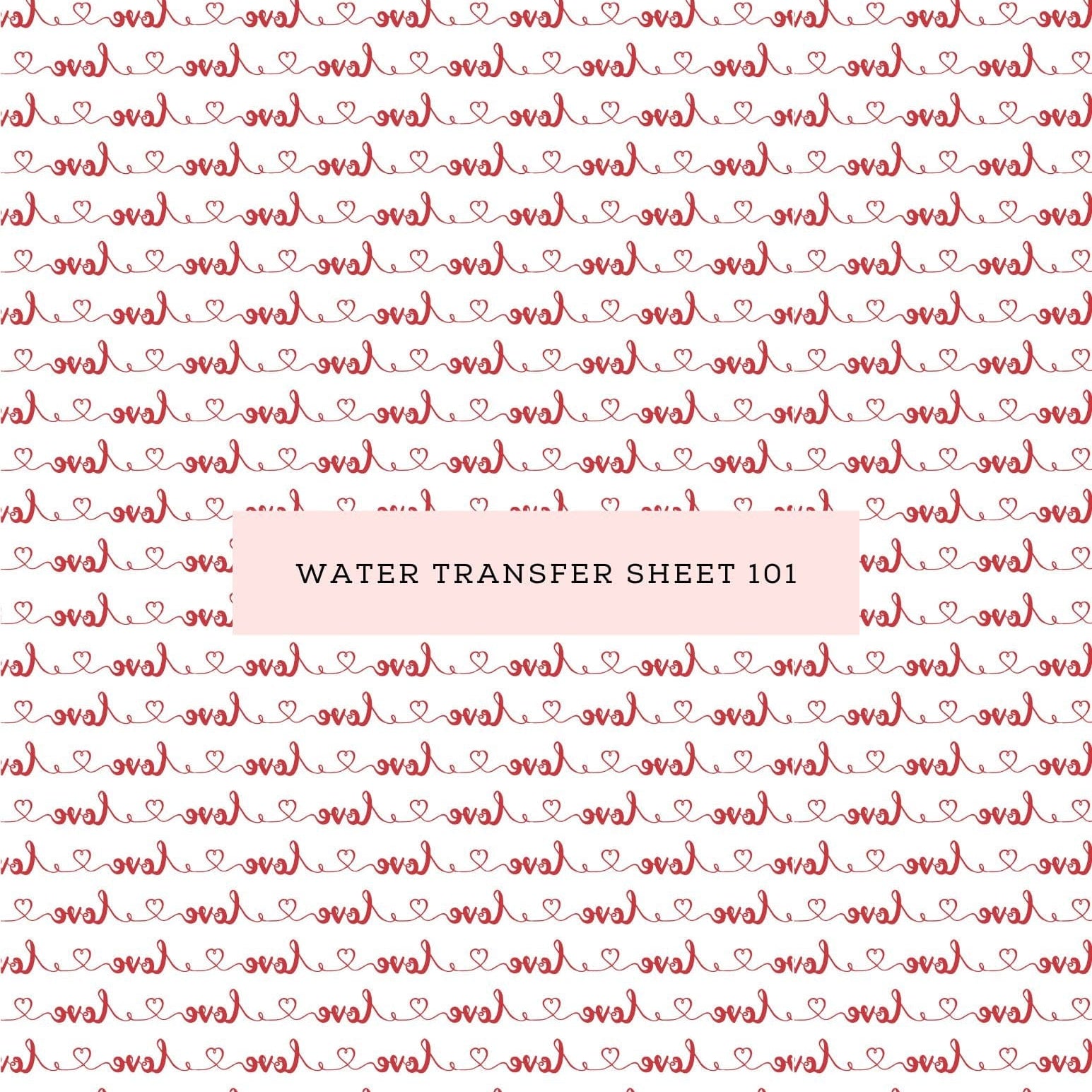 kitandco.com.au Water Transfer Water Transfer Sheet 101