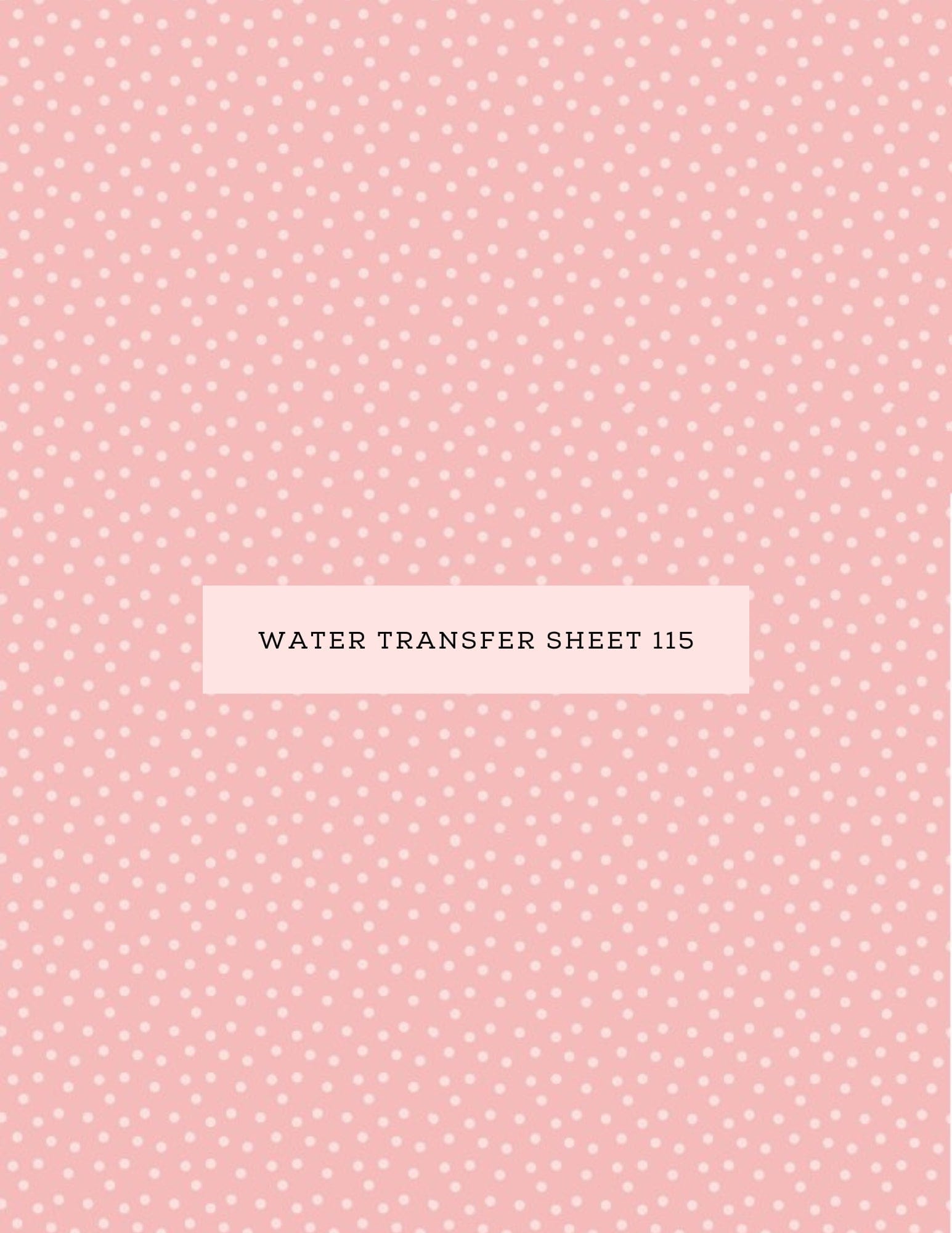 kitandco.com.au Water Transfer Water Transfer Sheet 115