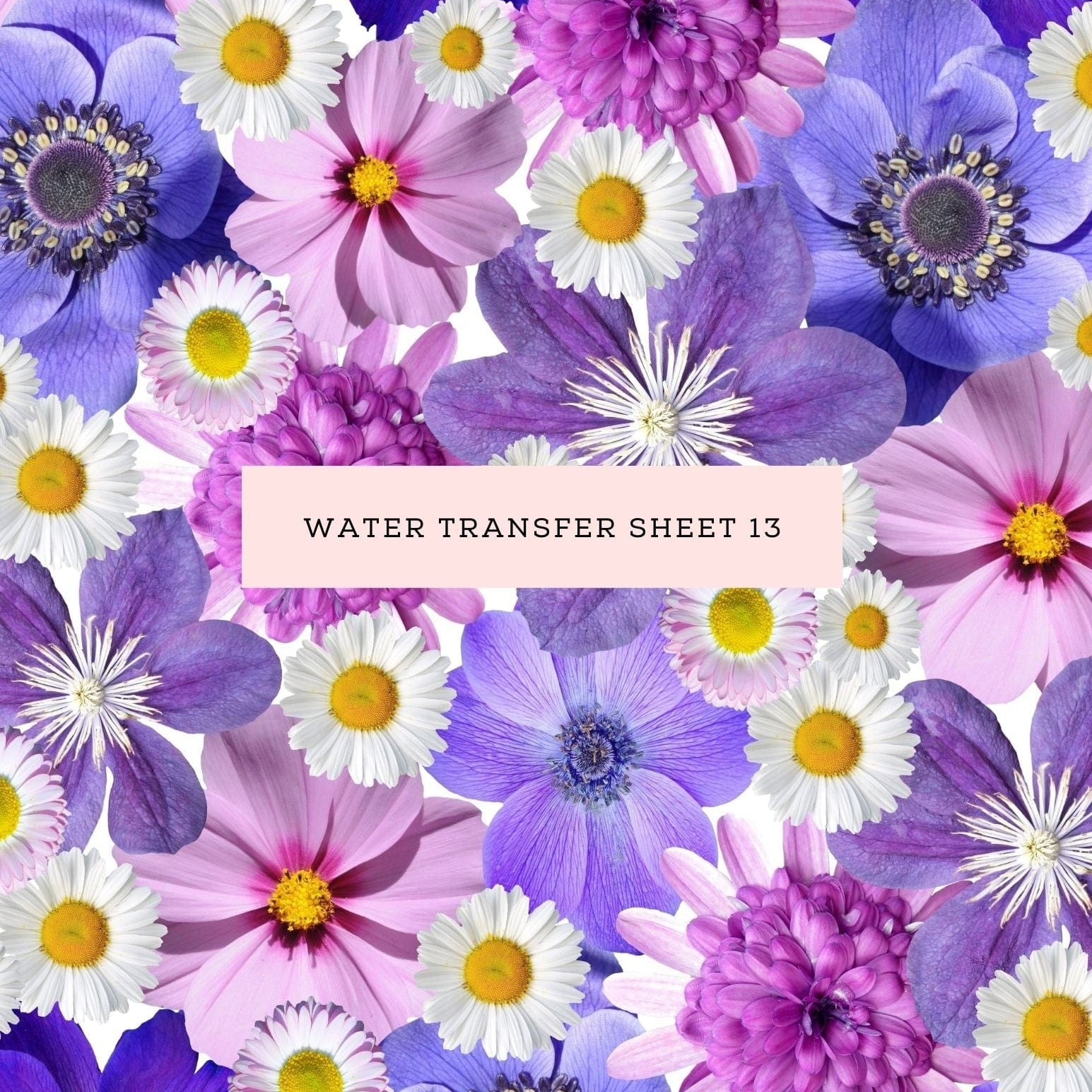 kitandco.com.au Water Transfer Water Transfer Sheet 13