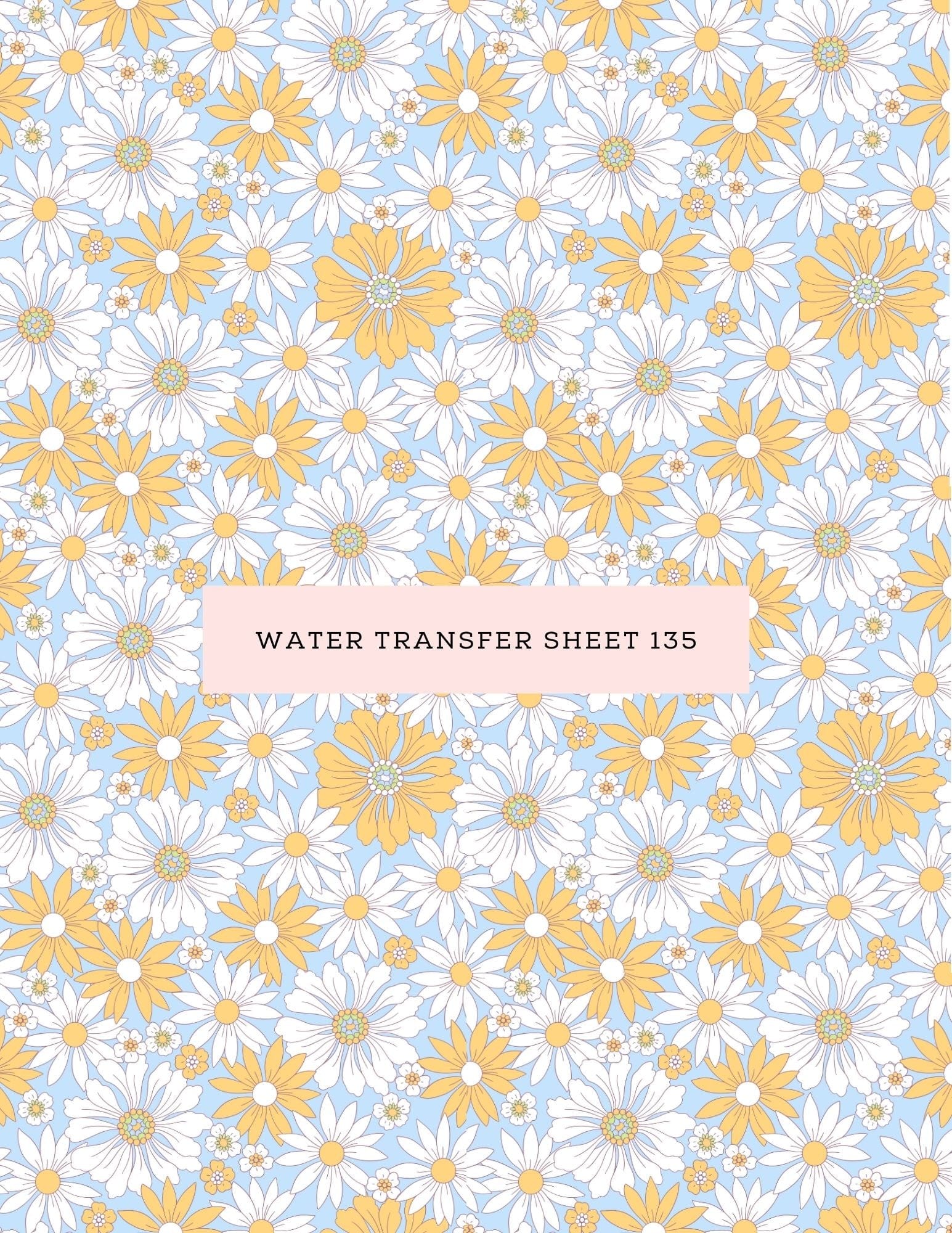 kitandco.com.au Water Transfer Water Transfer Sheet 135