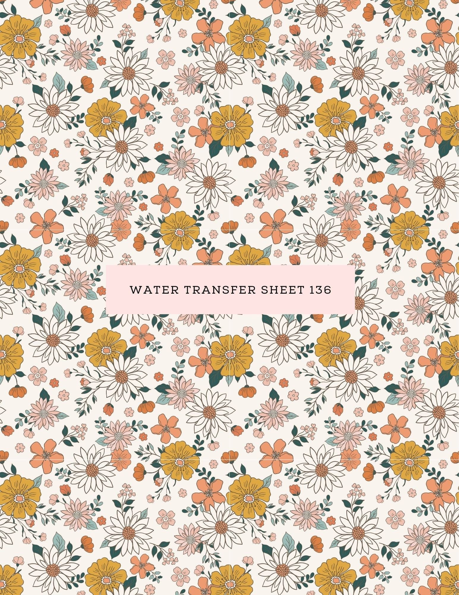 kitandco.com.au Water Transfer Water Transfer Sheet 136