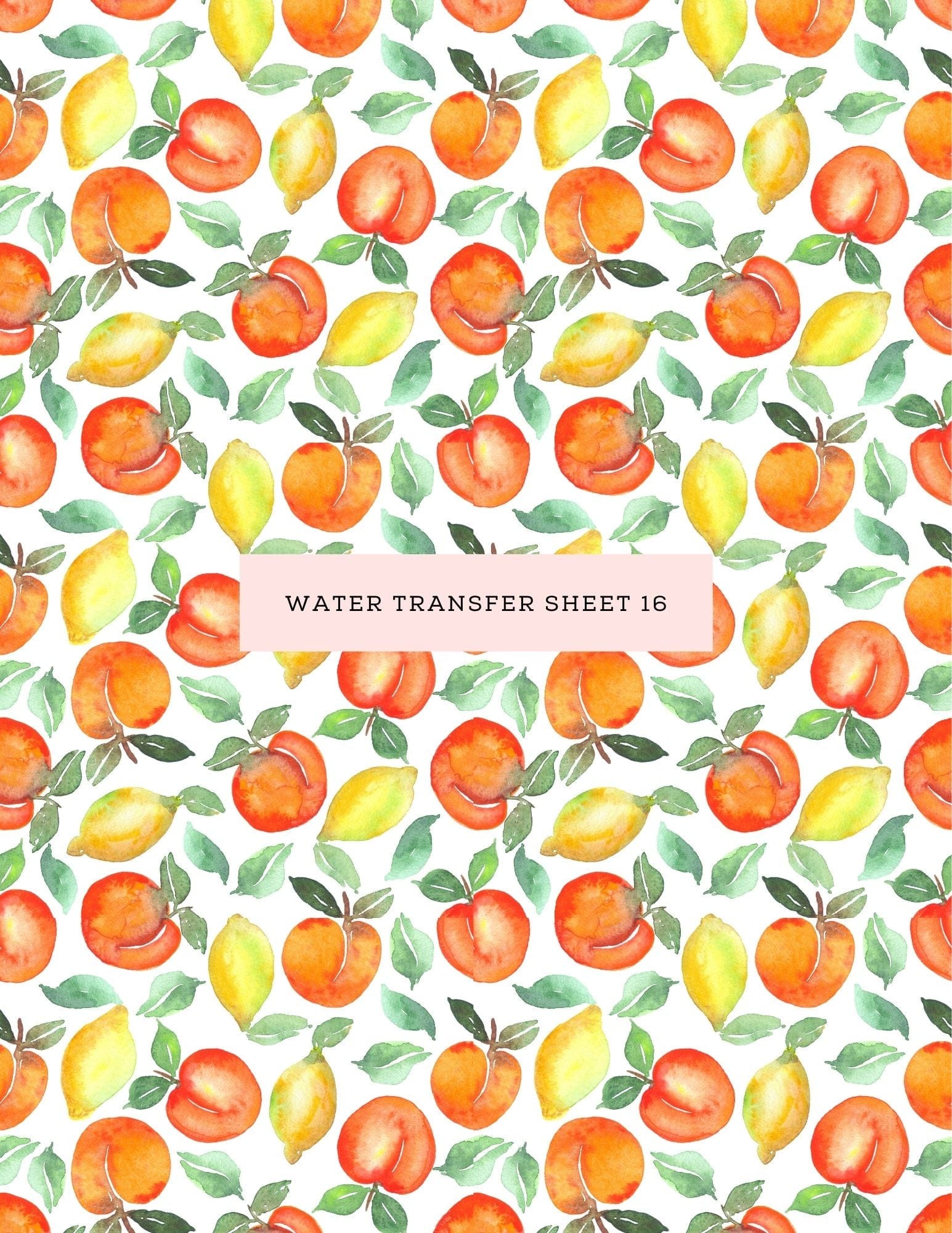 kitandco.com.au Water Transfer Water Transfer Sheet 16