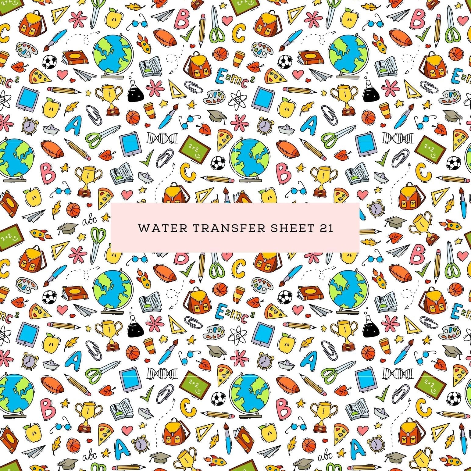 kitandco.com.au Water Transfer Water Transfer Sheet 21