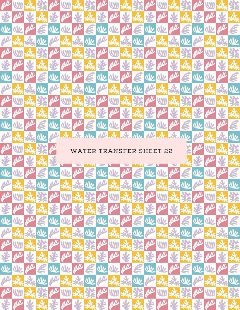 kitandco.com.au Water Transfer Water Transfer Sheet 22