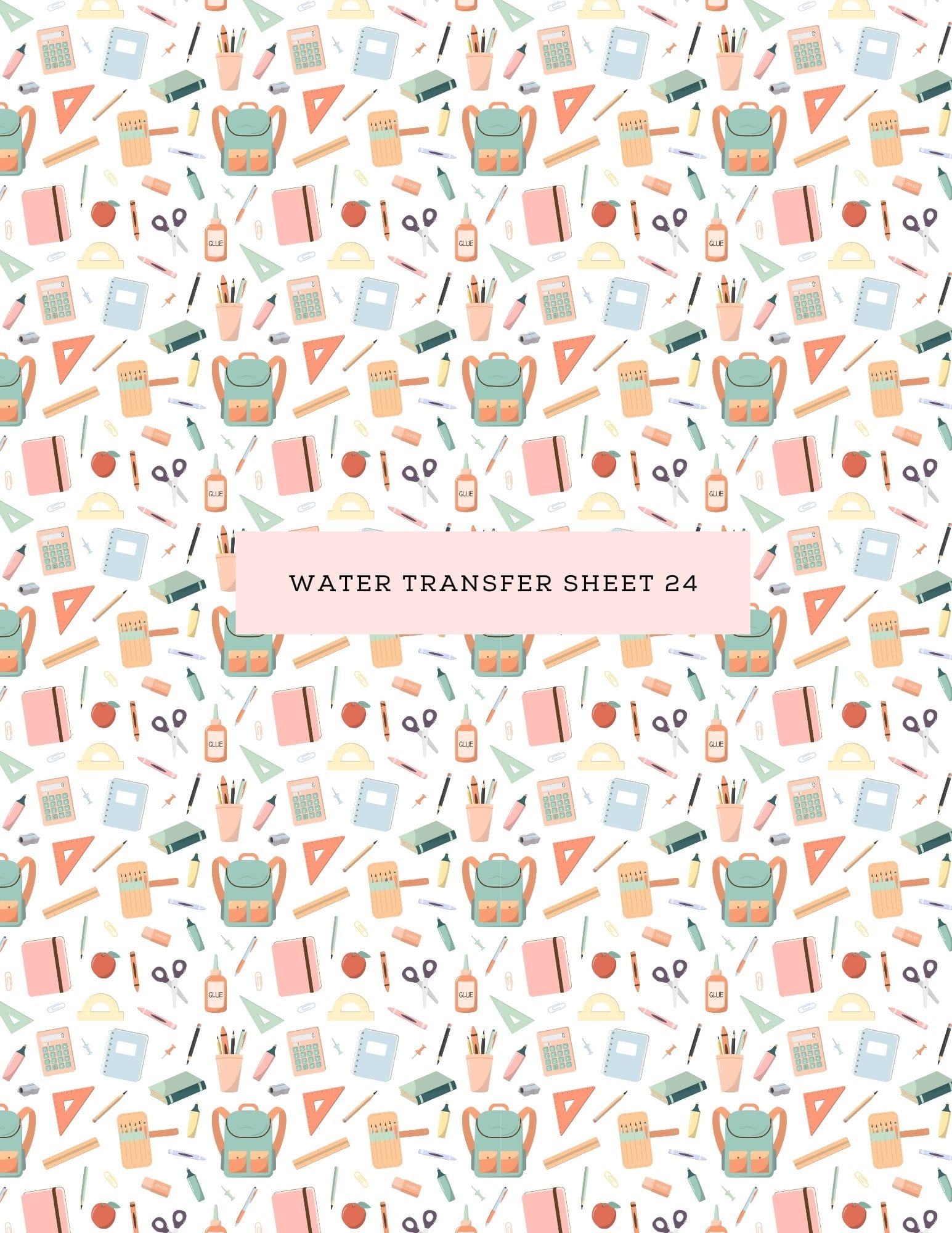 kitandco.com.au Water Transfer Water Transfer Sheet 24