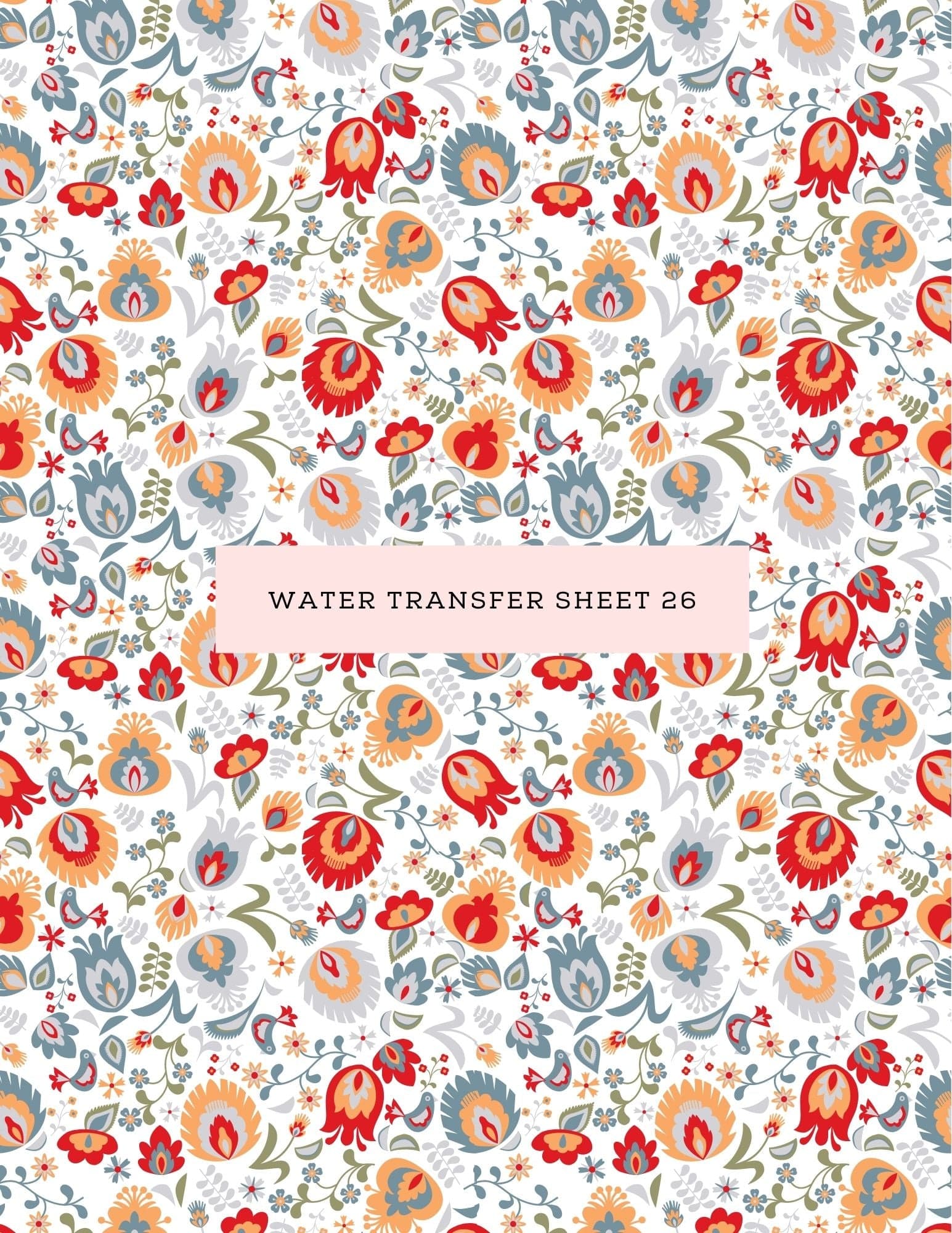 kitandco.com.au Water Transfer Water Transfer Sheet 26