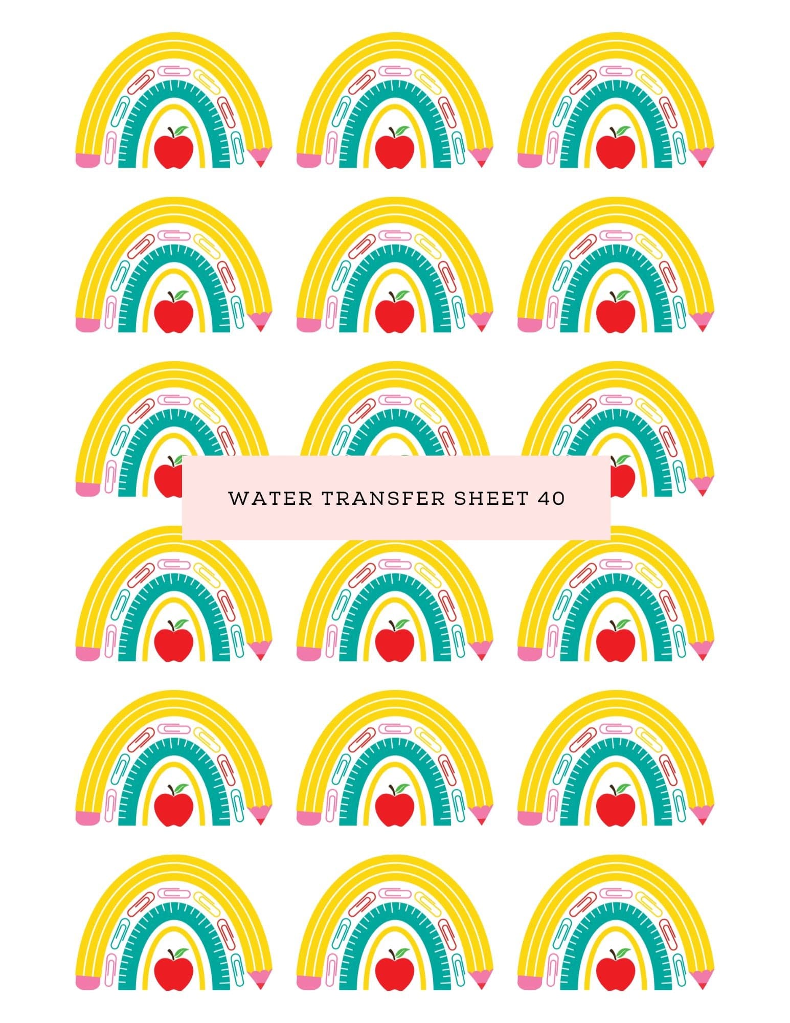 kitandco.com.au Water Transfer Water Transfer Sheet 40