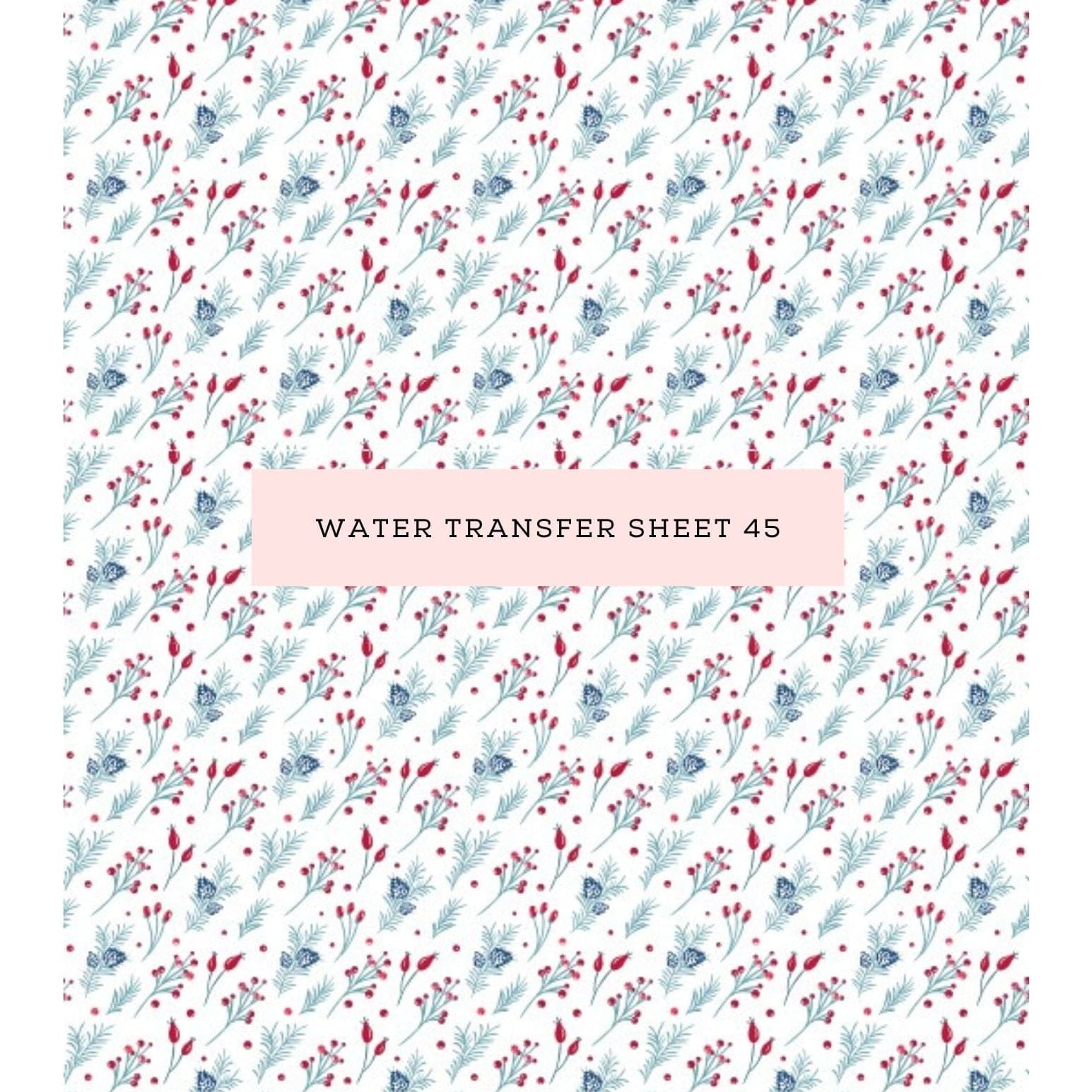 kitandco.com.au Water Transfer Water Transfer Sheet 45