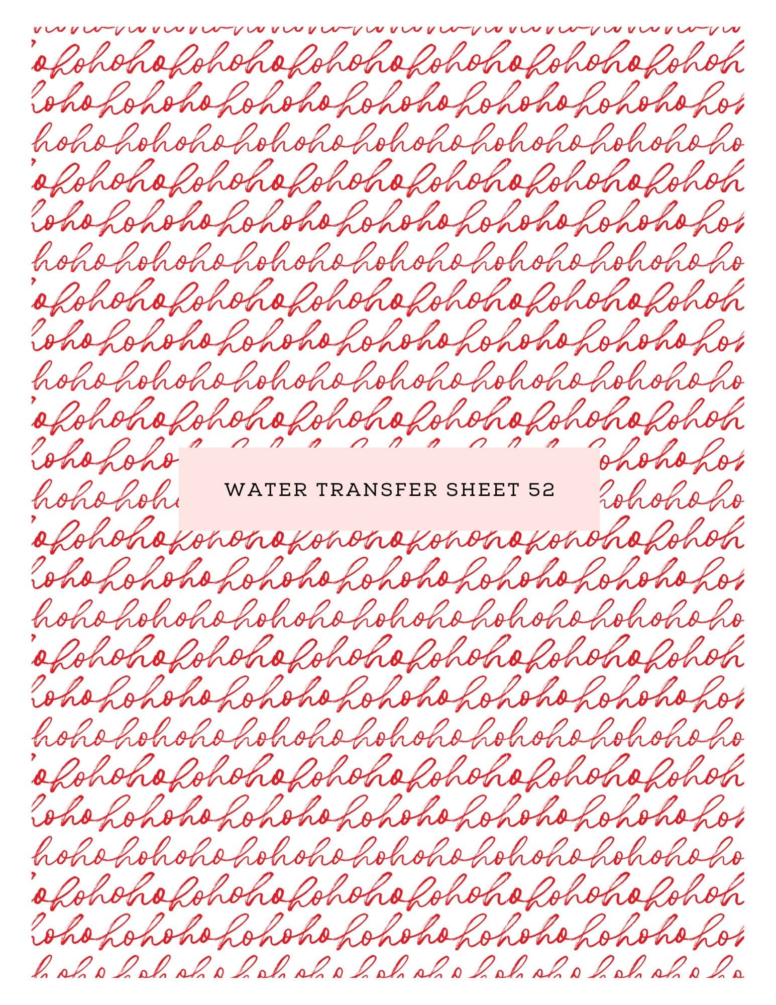 kitandco.com.au Water Transfer Water Transfer Sheet 52
