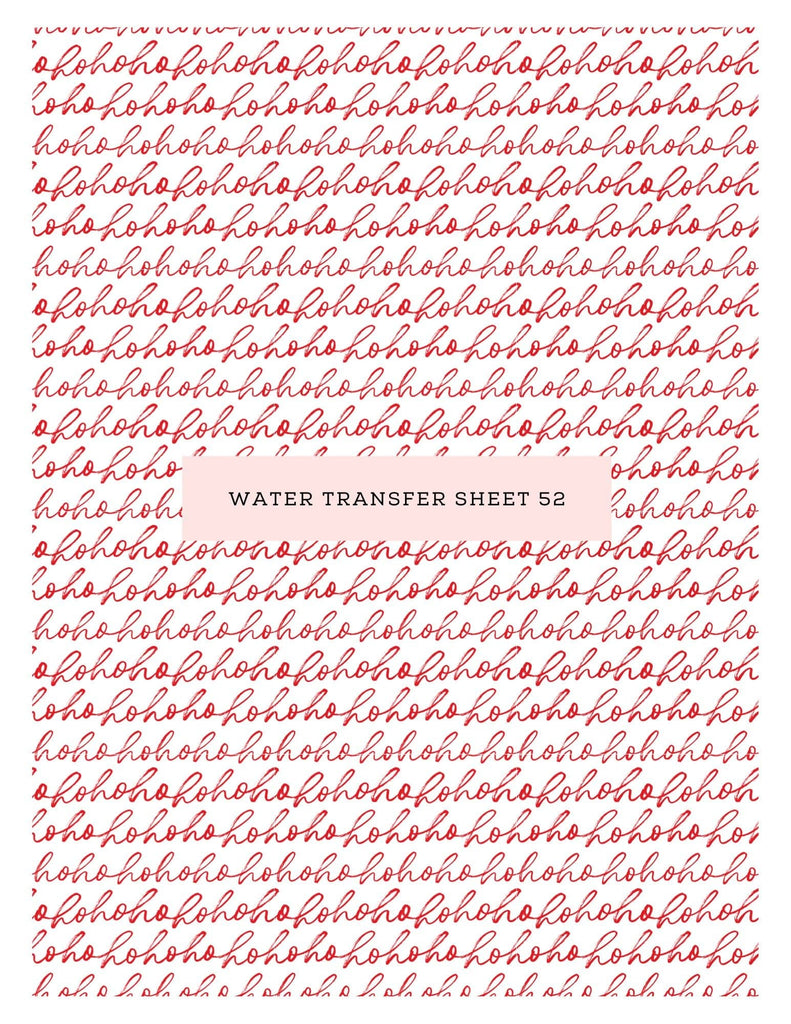 kitandco.com.au Water Transfer Water Transfer Sheet 52