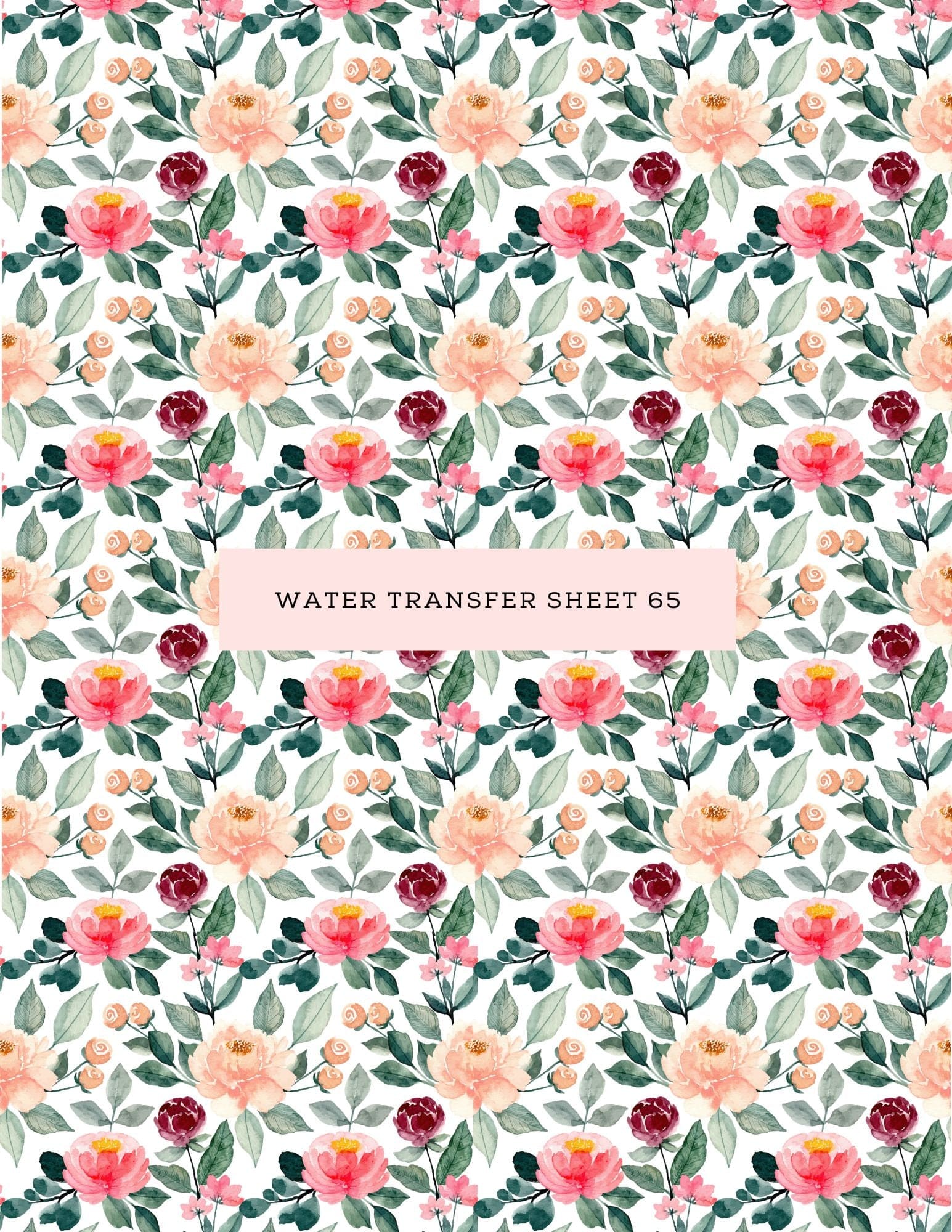 kitandco.com.au Water Transfer Water Transfer Sheet 65