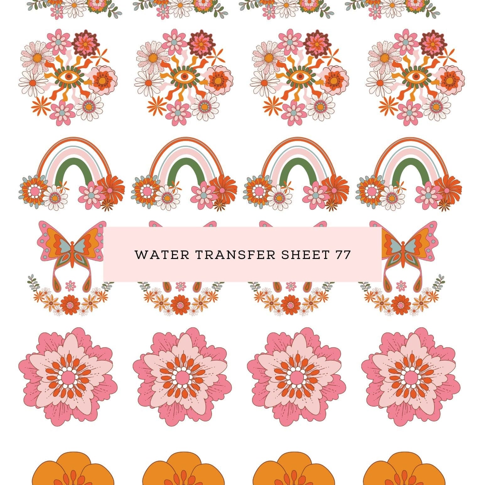 kitandco.com.au Water Transfer Water Transfer Sheet 77