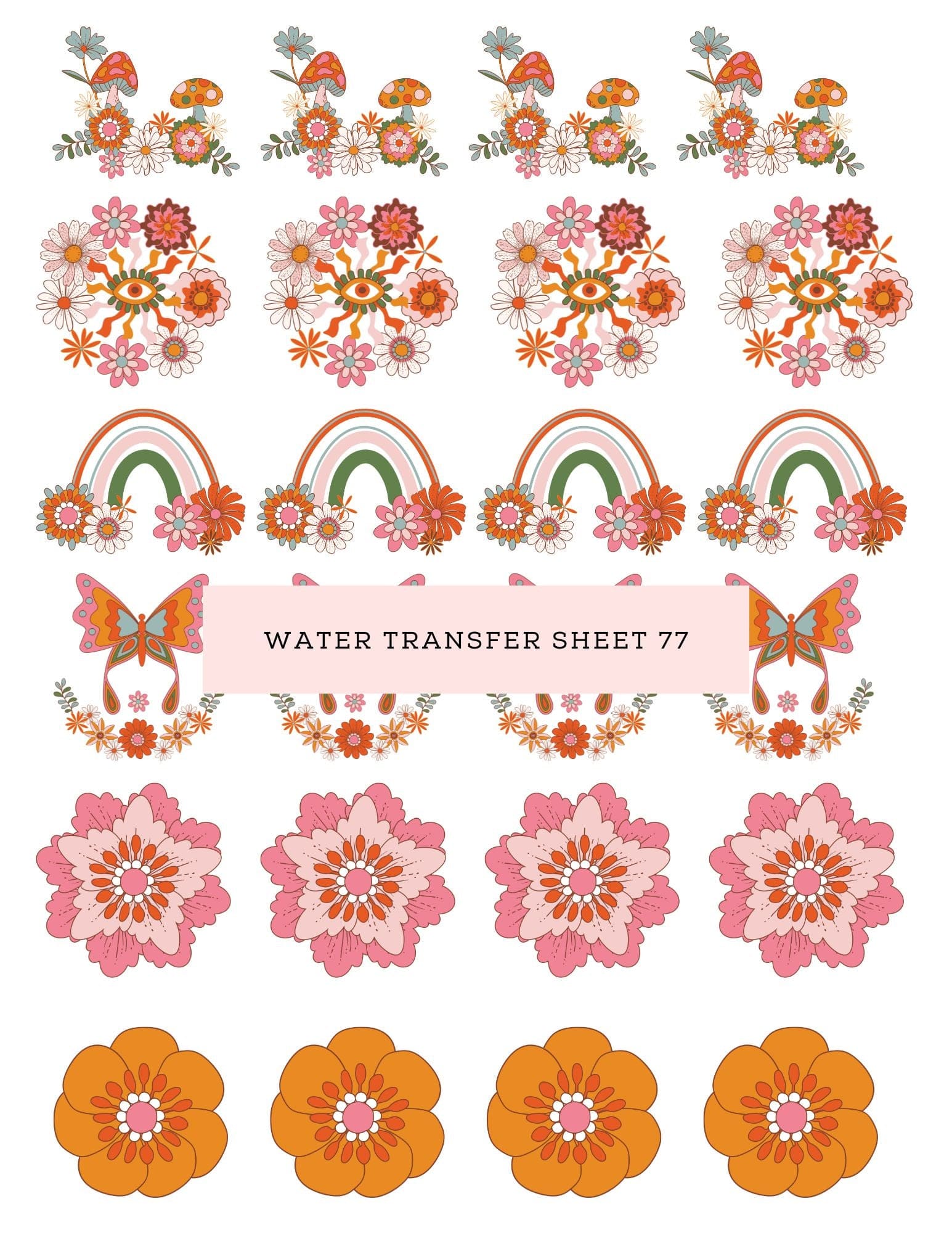 kitandco.com.au Water Transfer Water Transfer Sheet 77