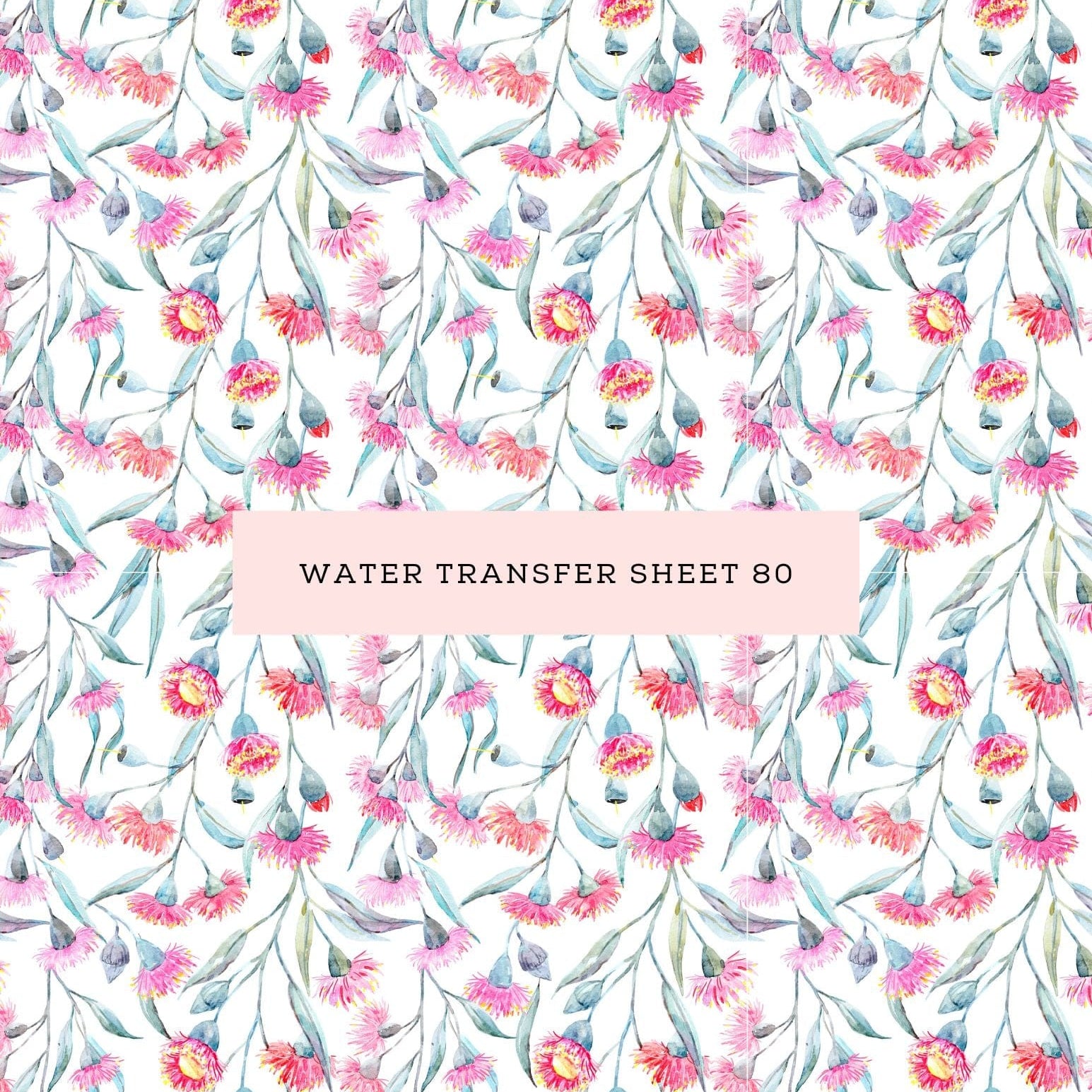 kitandco.com.au Water Transfer Water Transfer Sheet #80