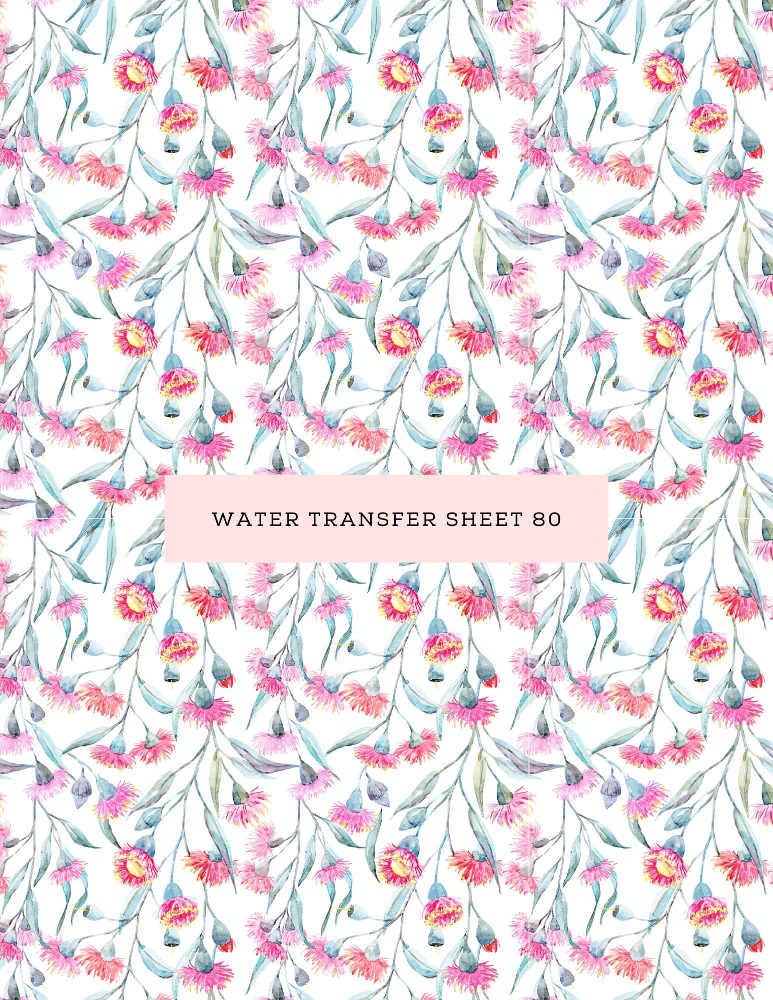 kitandco.com.au Water Transfer Water Transfer Sheet #80