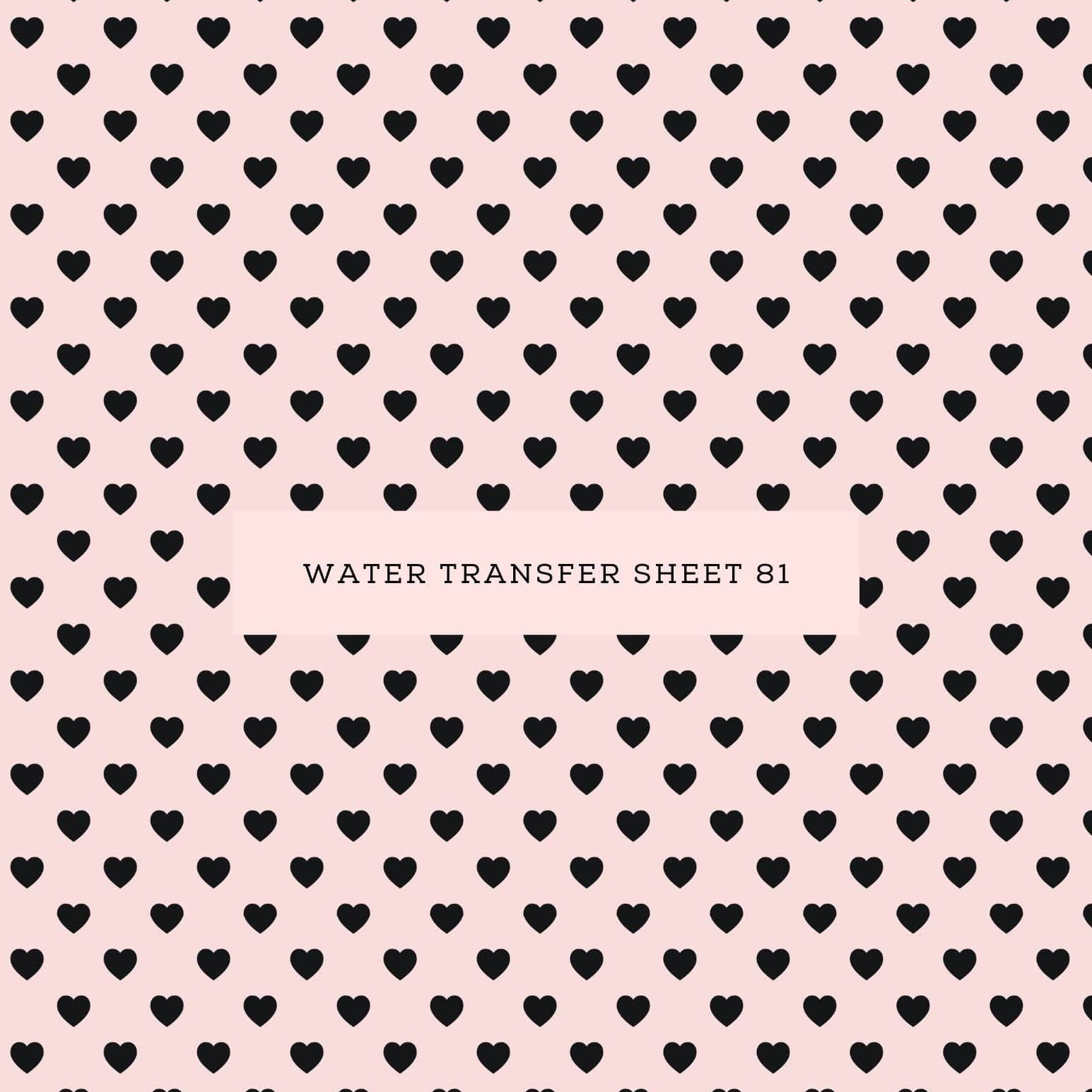 kitandco.com.au Water Transfer Water Transfer Sheet 81