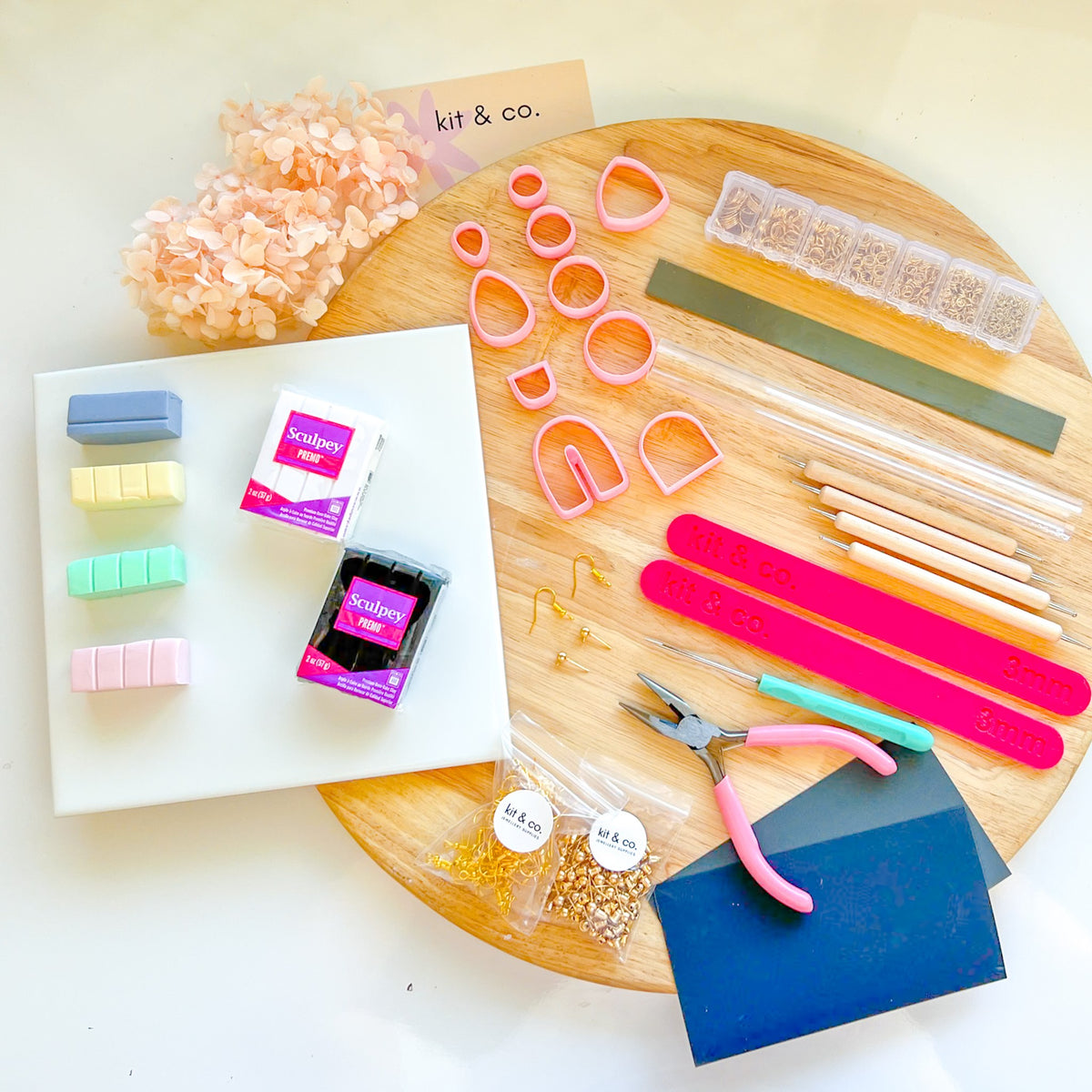 Polymer Clay Earrings Beginners Kit 2026 - Kit & Co.Pastels